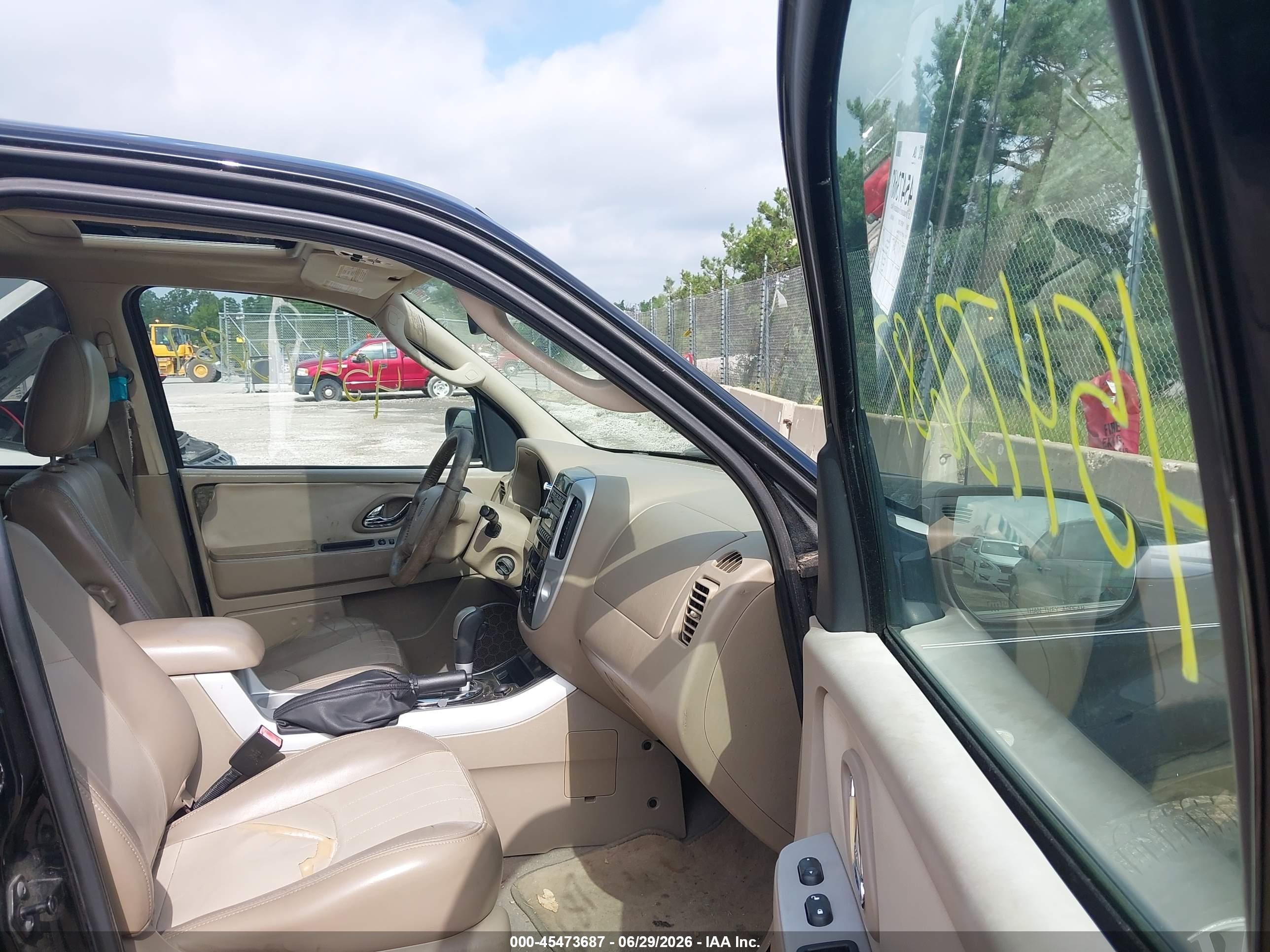2005 Mercury Mariner Luxury/premier Черный vin: 4M2YU57155DJ04464