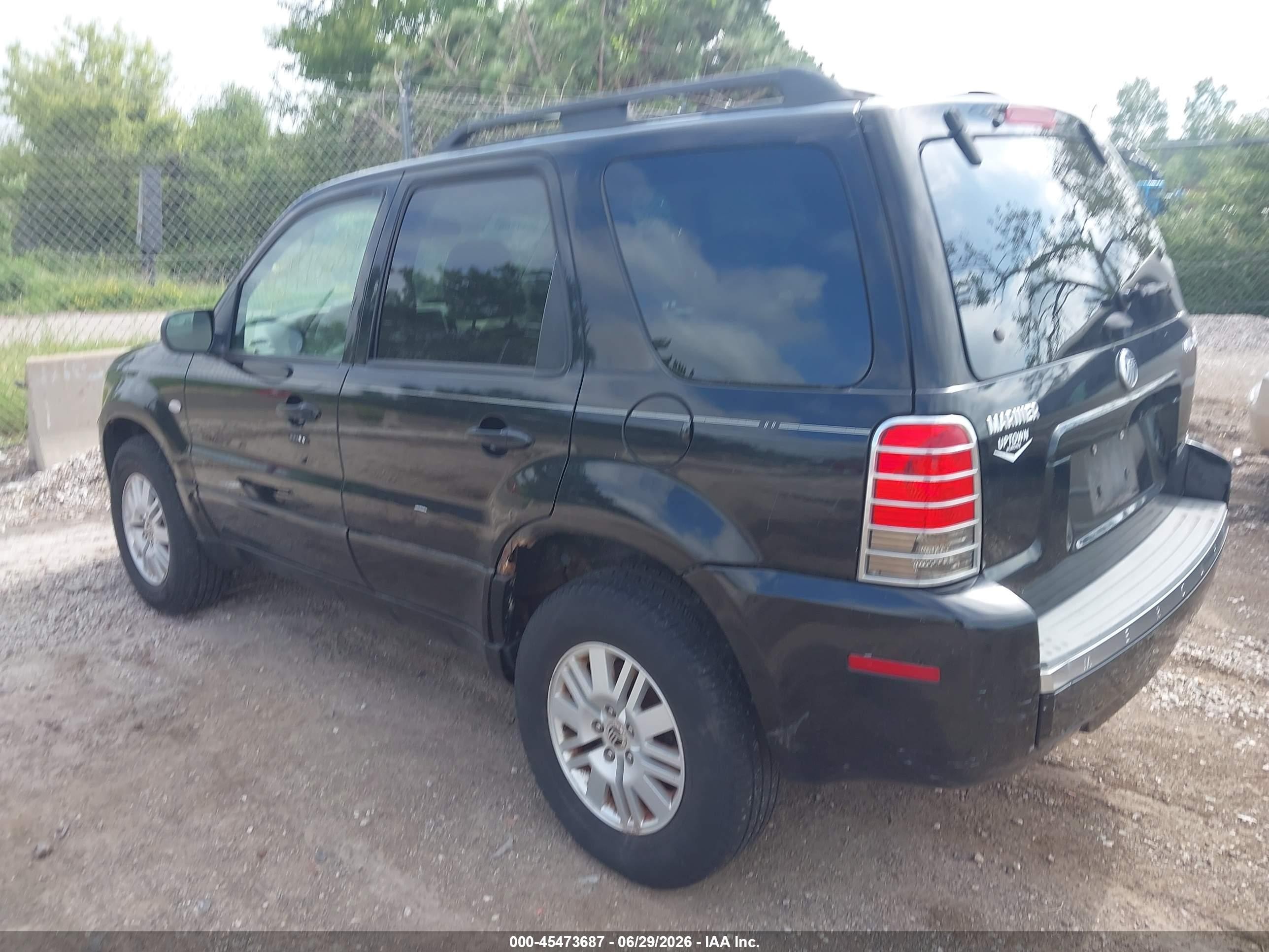 2005 Mercury Mariner Luxury/premier Черный vin: 4M2YU57155DJ04464