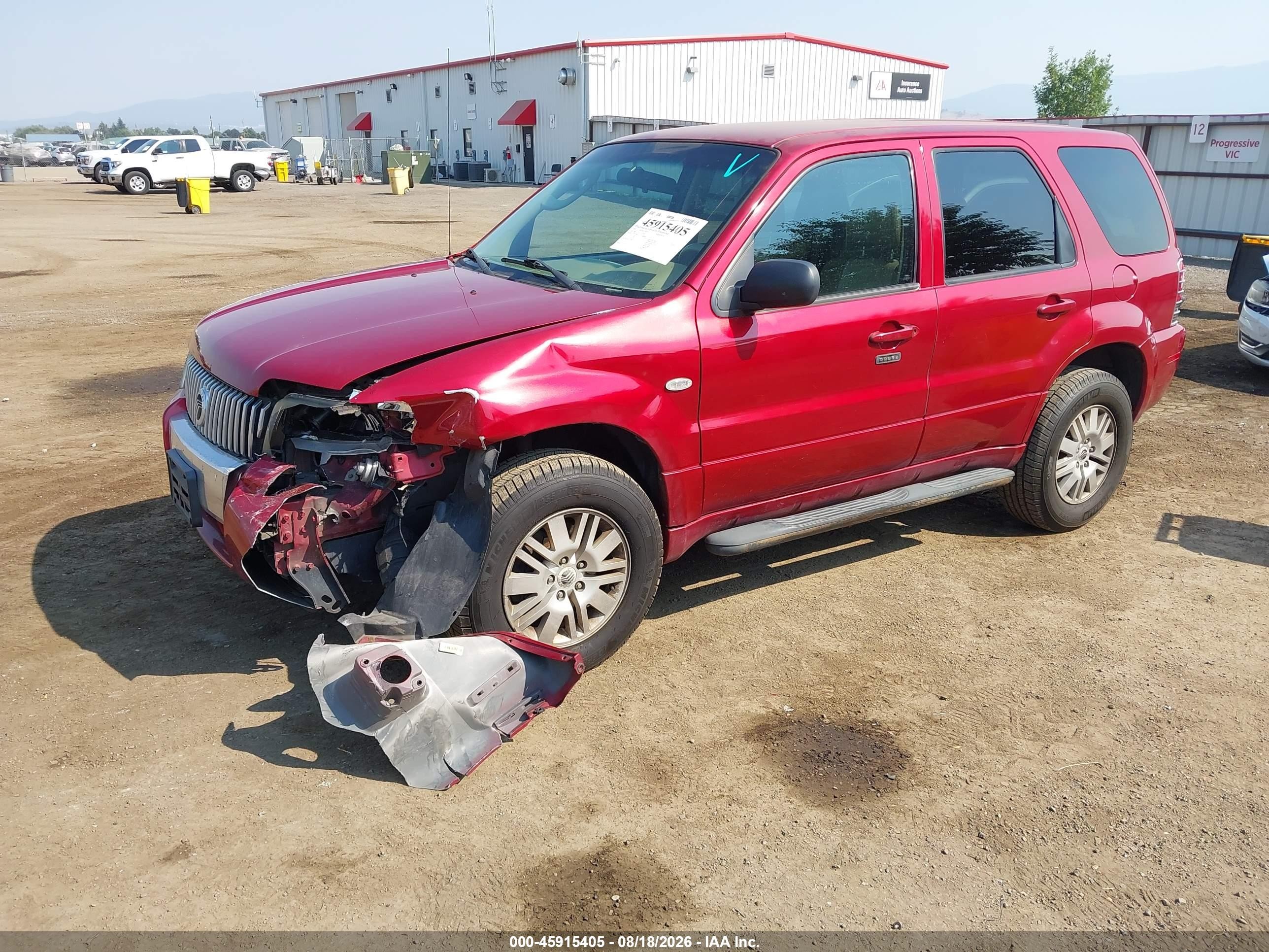2005 Mercury Mariner Luxury/premier Maroon vin: 4M2YU57165DJ02318