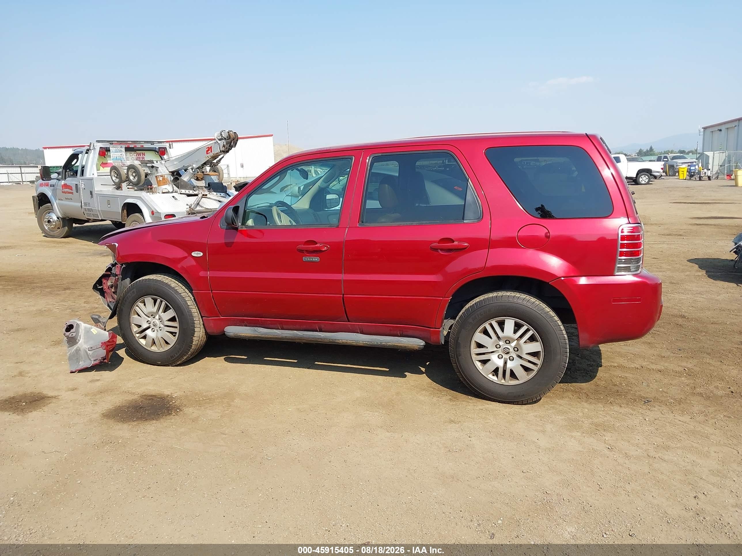 2005 Mercury Mariner Luxury/premier Maroon vin: 4M2YU57165DJ02318