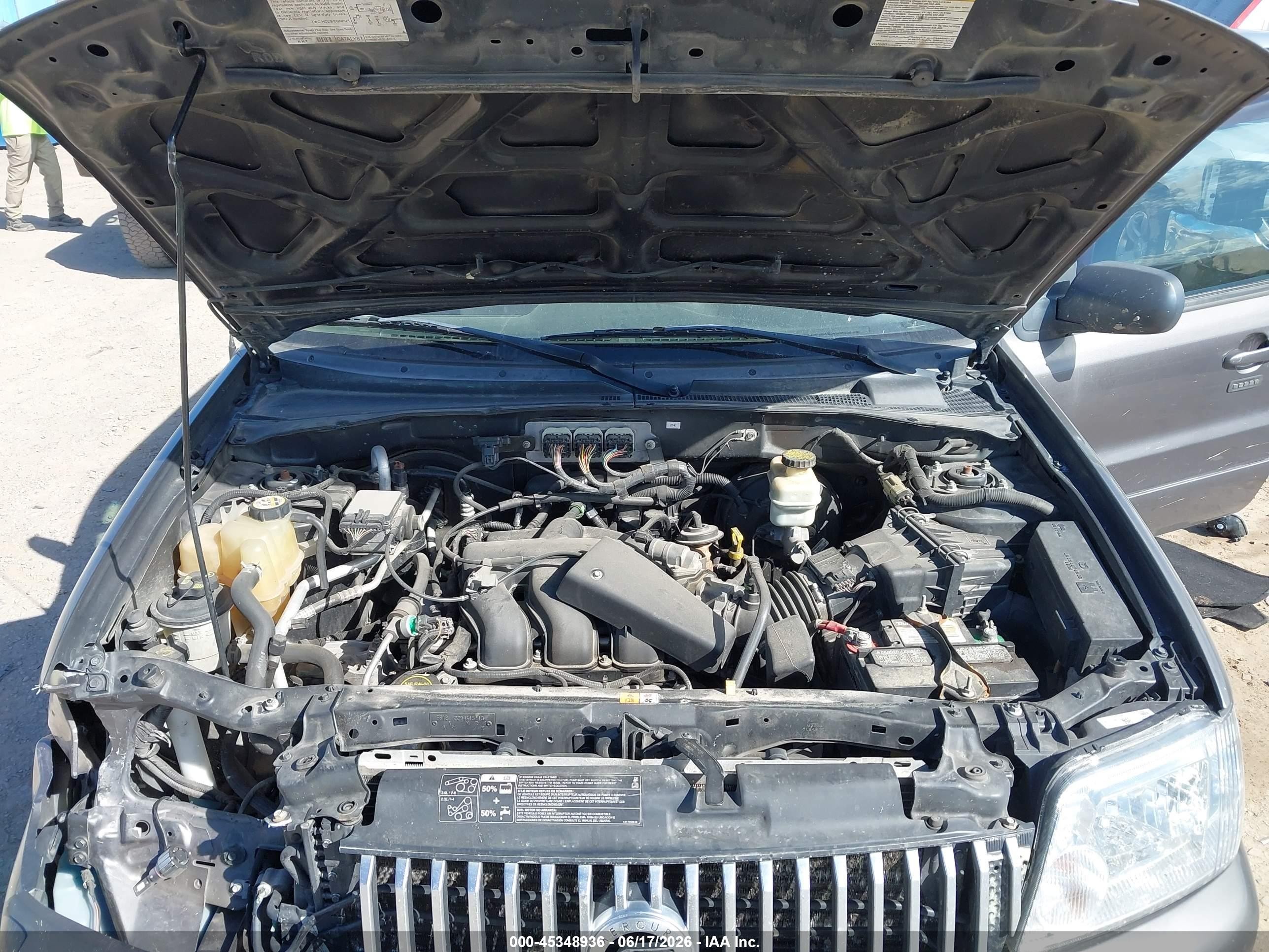 2006 Mercury Mariner Luxury/premier Gray vin: 4M2YU57166KJ17429