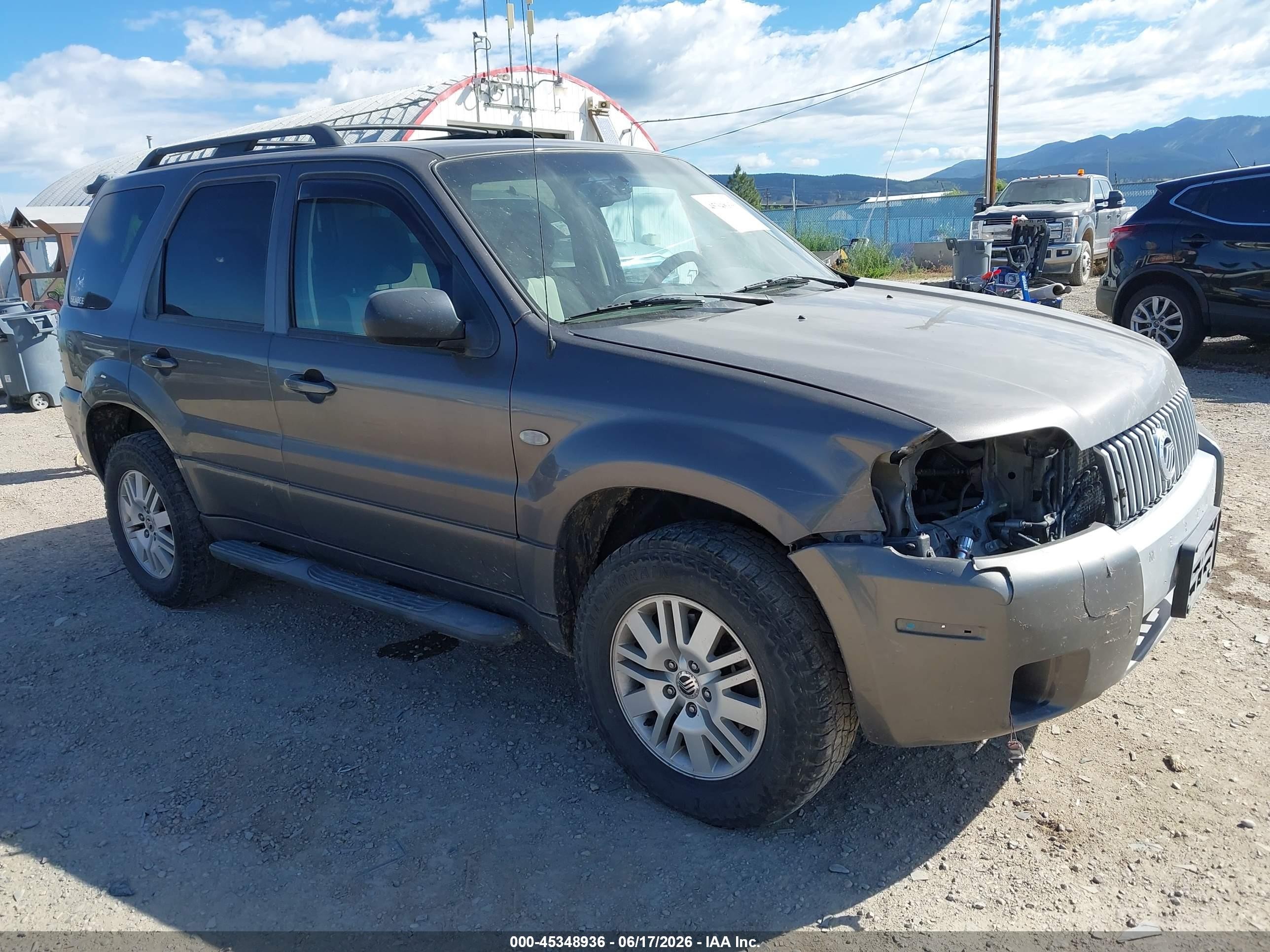 2006 Mercury Mariner Luxury/premier Gray vin: 4M2YU57166KJ17429
