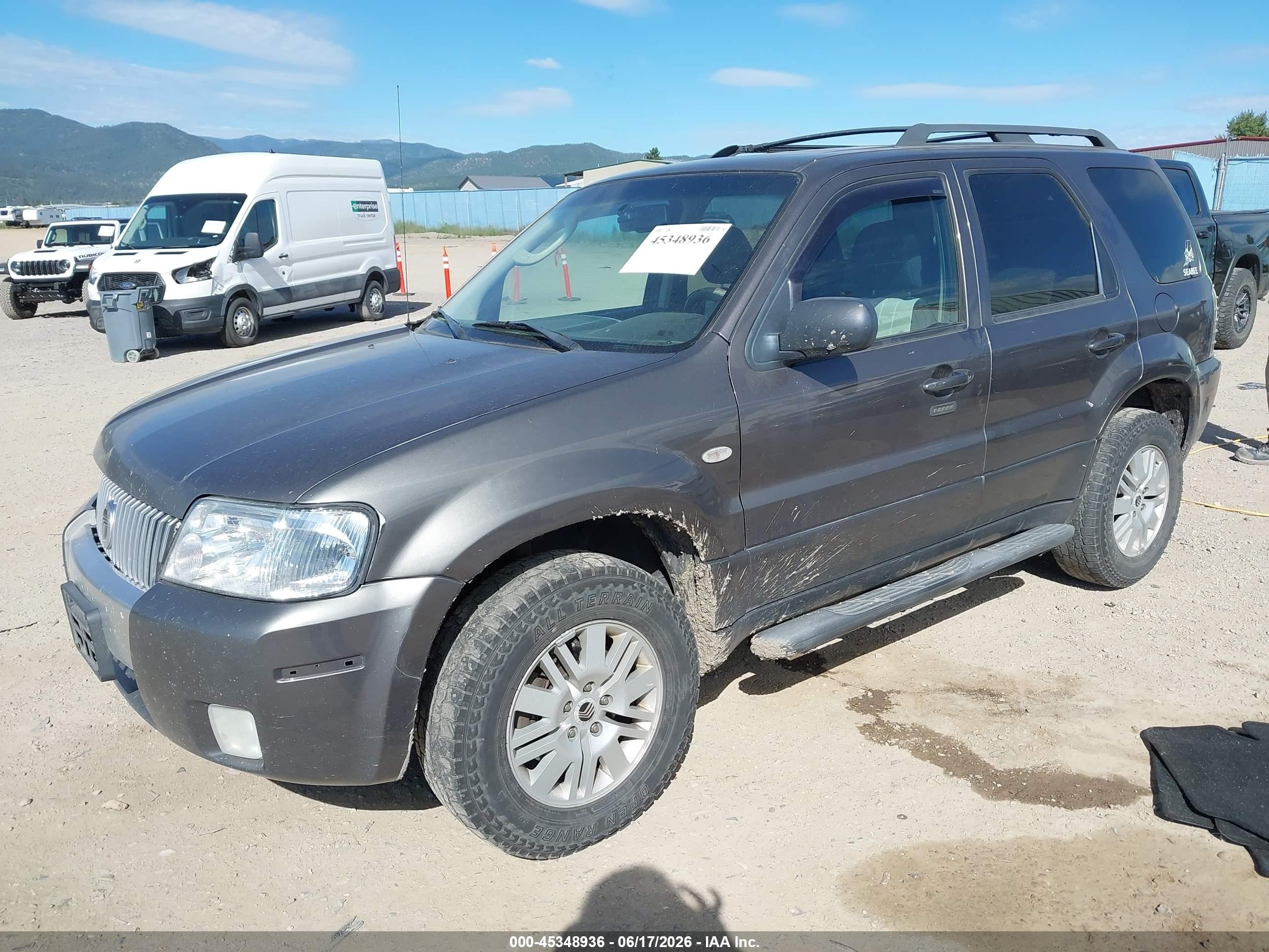 2006 Mercury Mariner Luxury/premier Gray vin: 4M2YU57166KJ17429