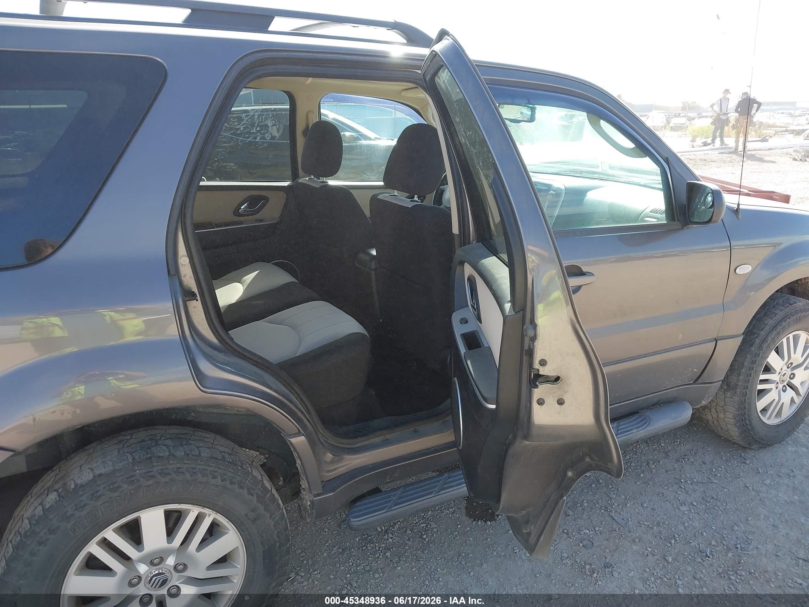 2006 Mercury Mariner Luxury/premier Gray vin: 4M2YU57166KJ17429