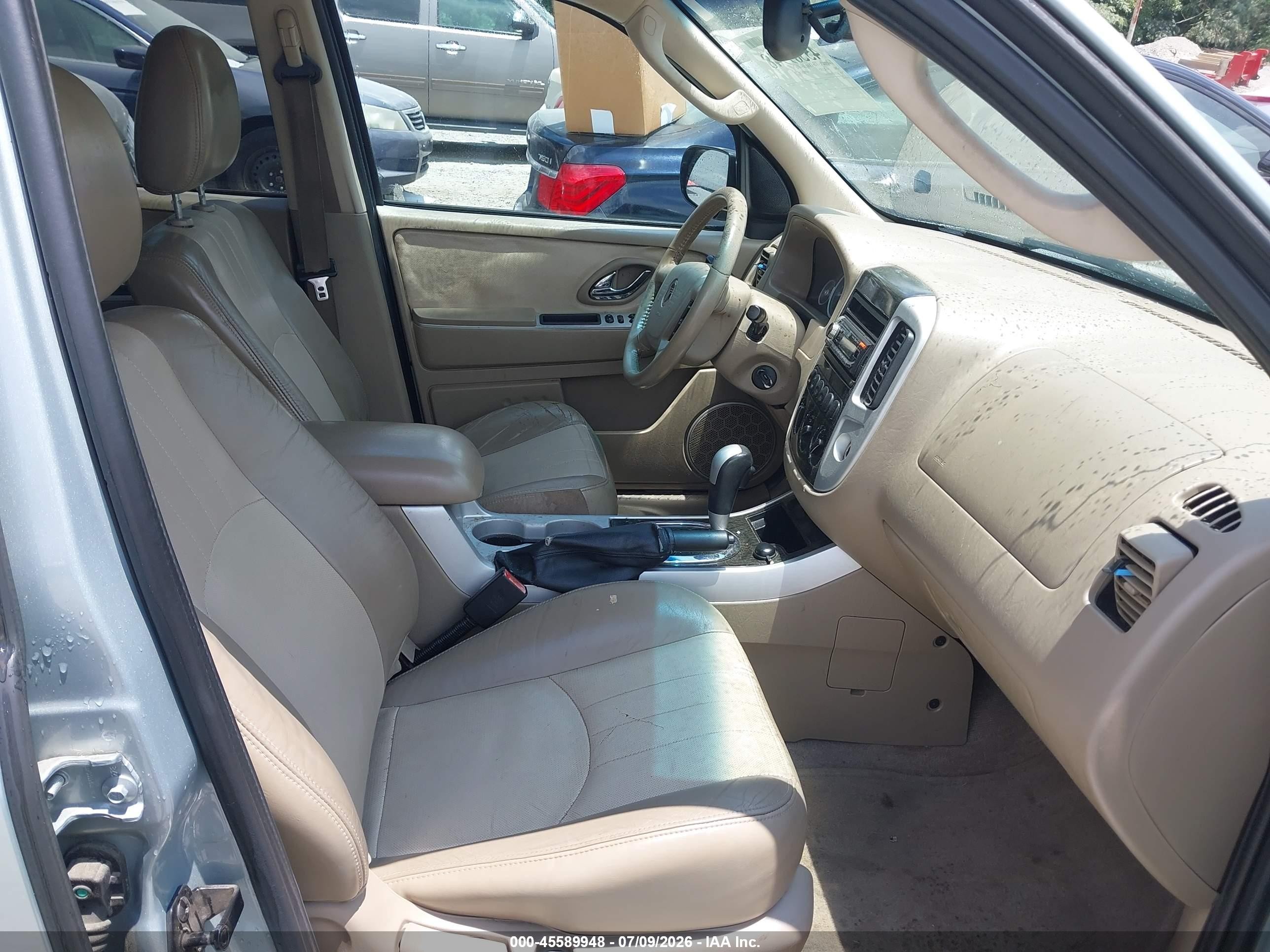 2005 Mercury Mariner Luxury/premier Light Blue vin: 4M2YU57185DJ19623