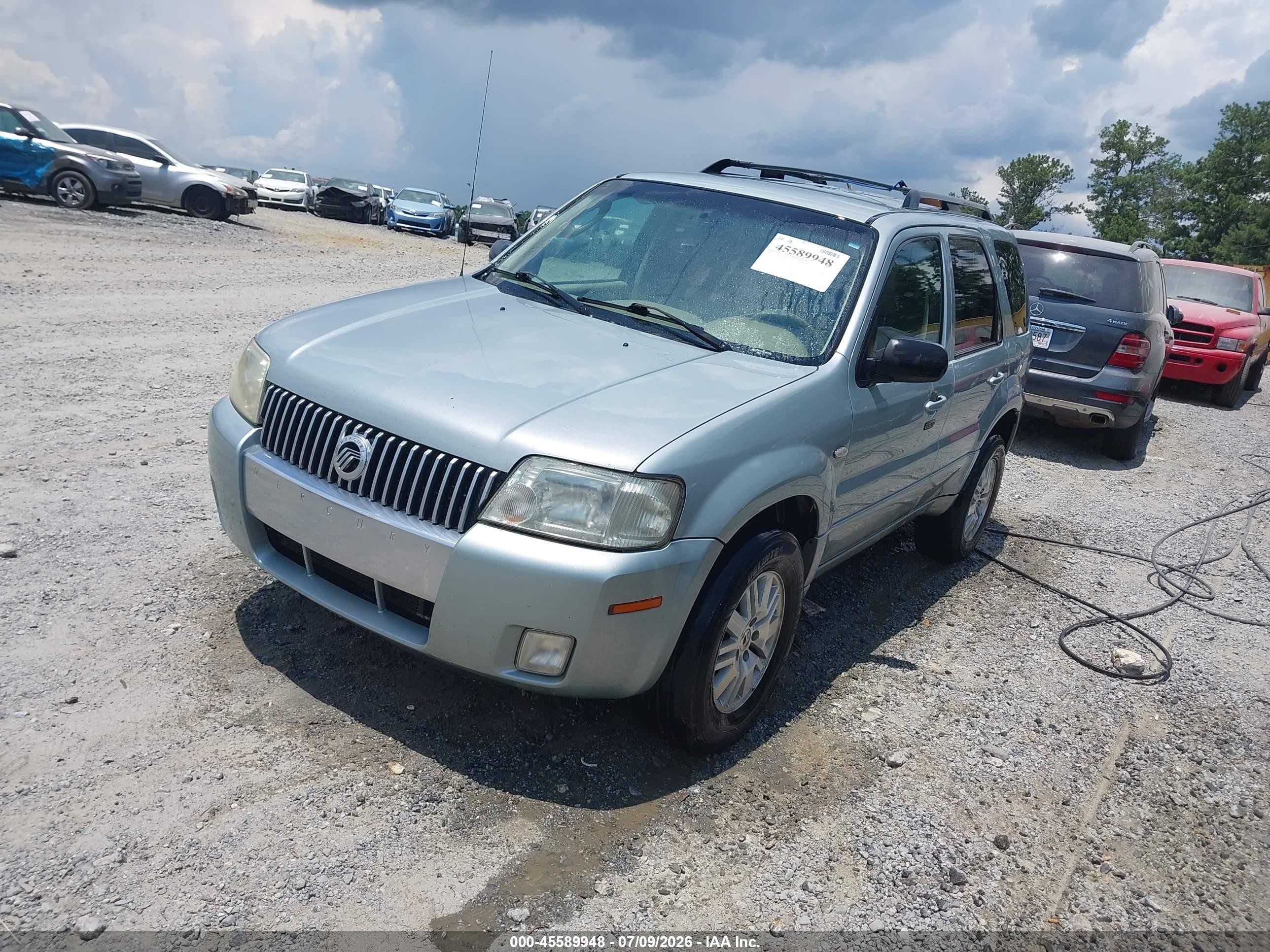 2005 Mercury Mariner Luxury/premier Light Blue vin: 4M2YU57185DJ19623