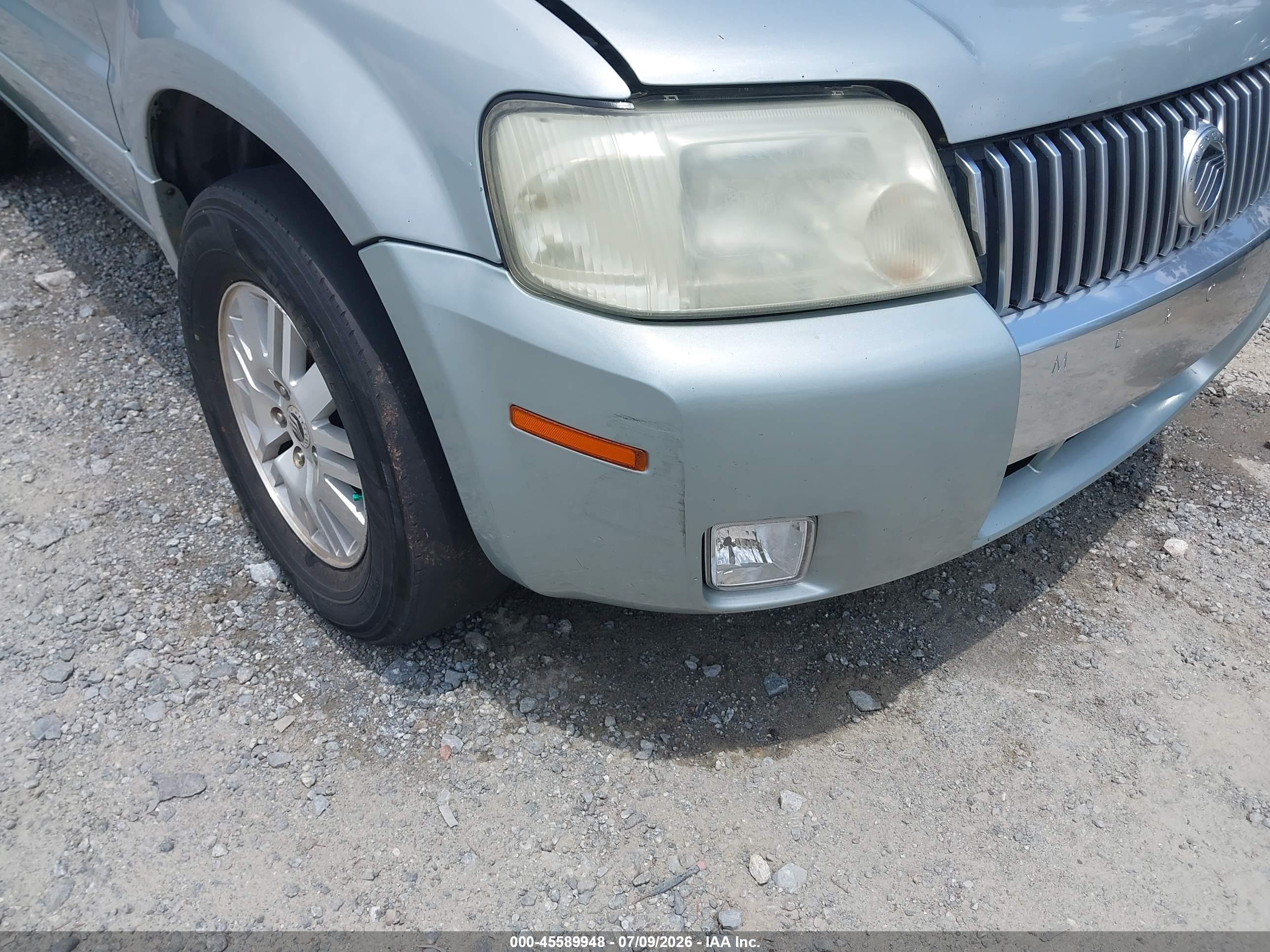 2005 Mercury Mariner Luxury/premier Light Blue vin: 4M2YU57185DJ19623