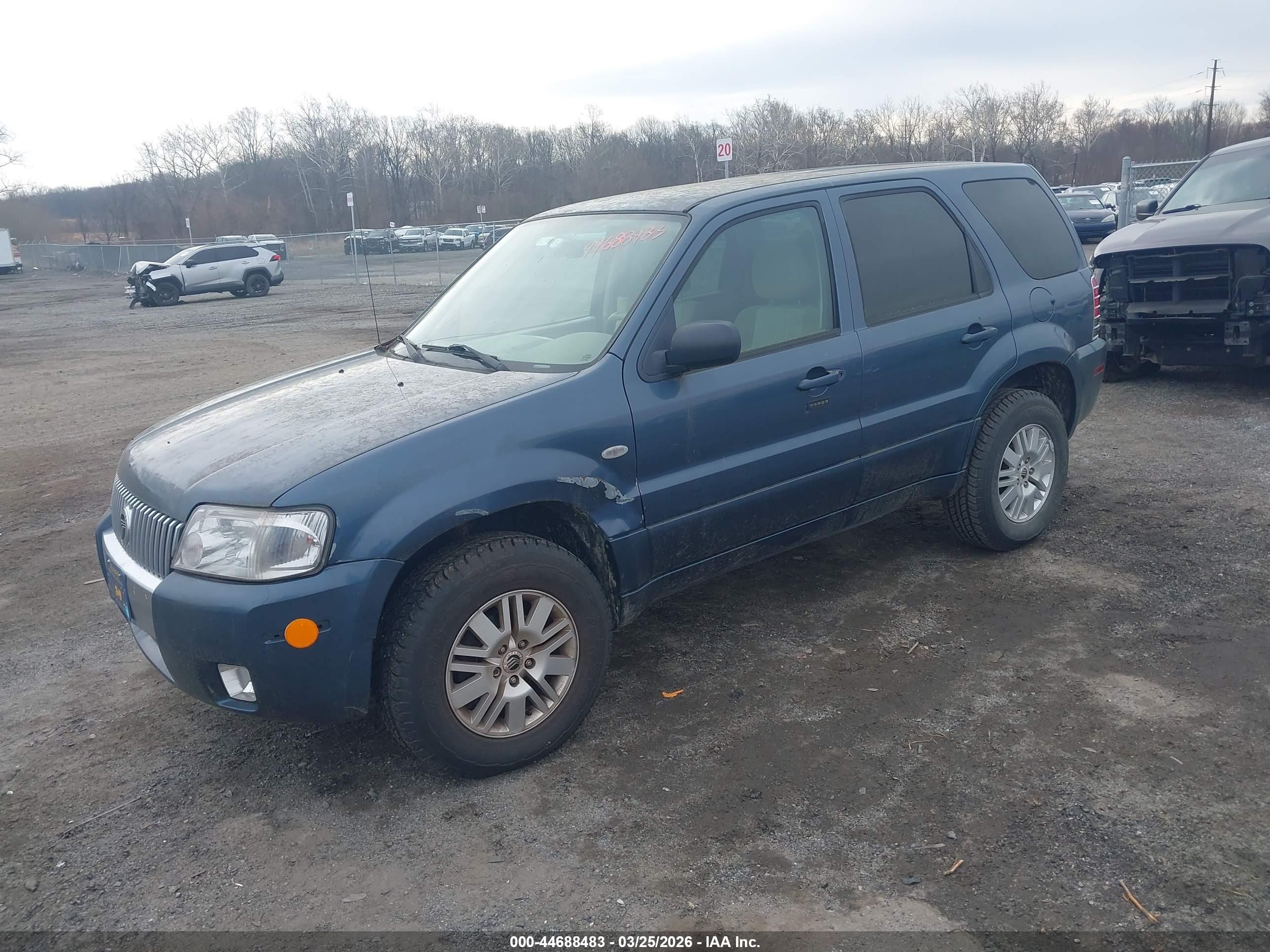 2005 Mercury Mariner Convenience Синий vin: 4M2YU57Z05DJ24367