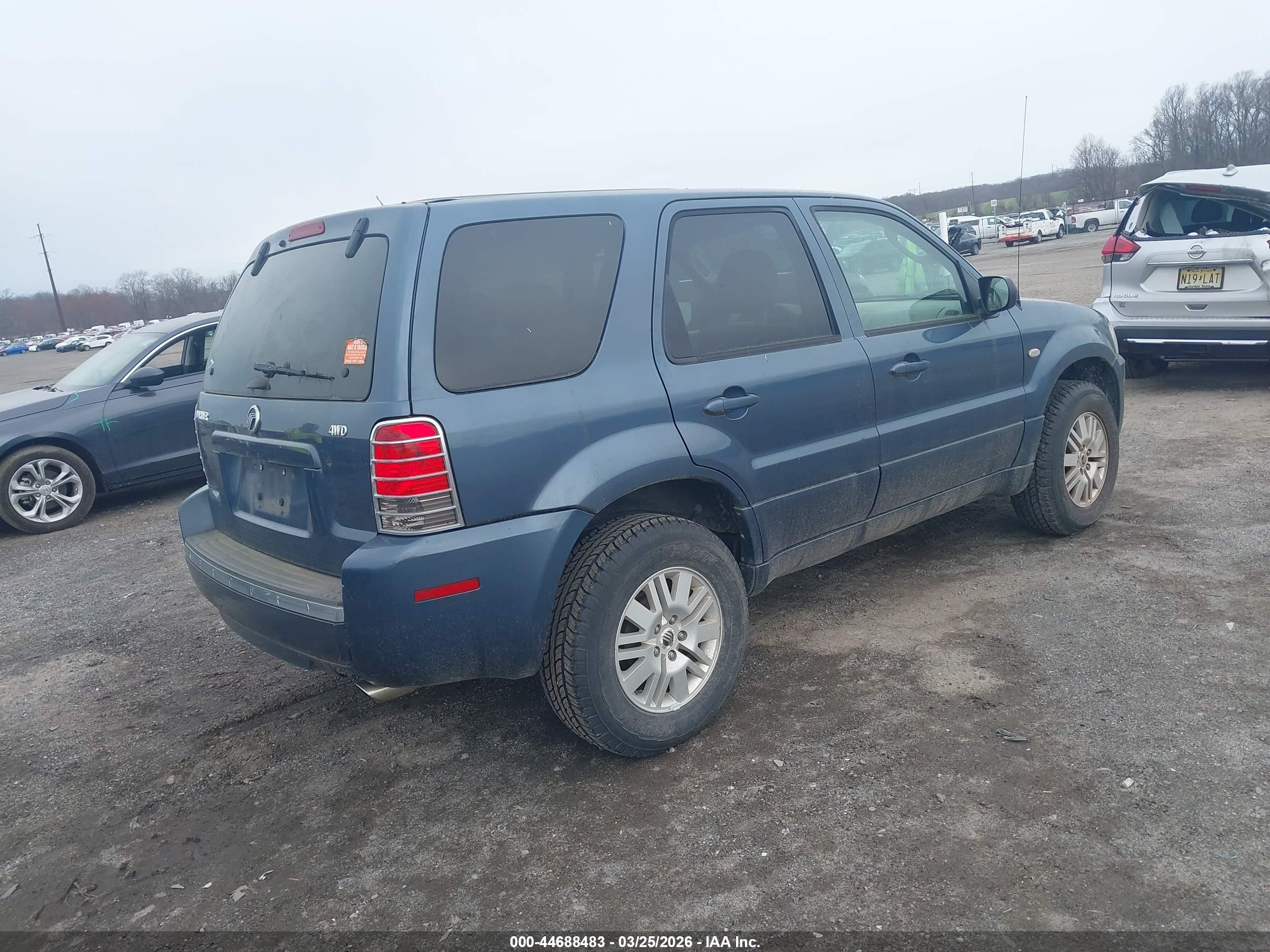 2005 Mercury Mariner Convenience Синий vin: 4M2YU57Z05DJ24367