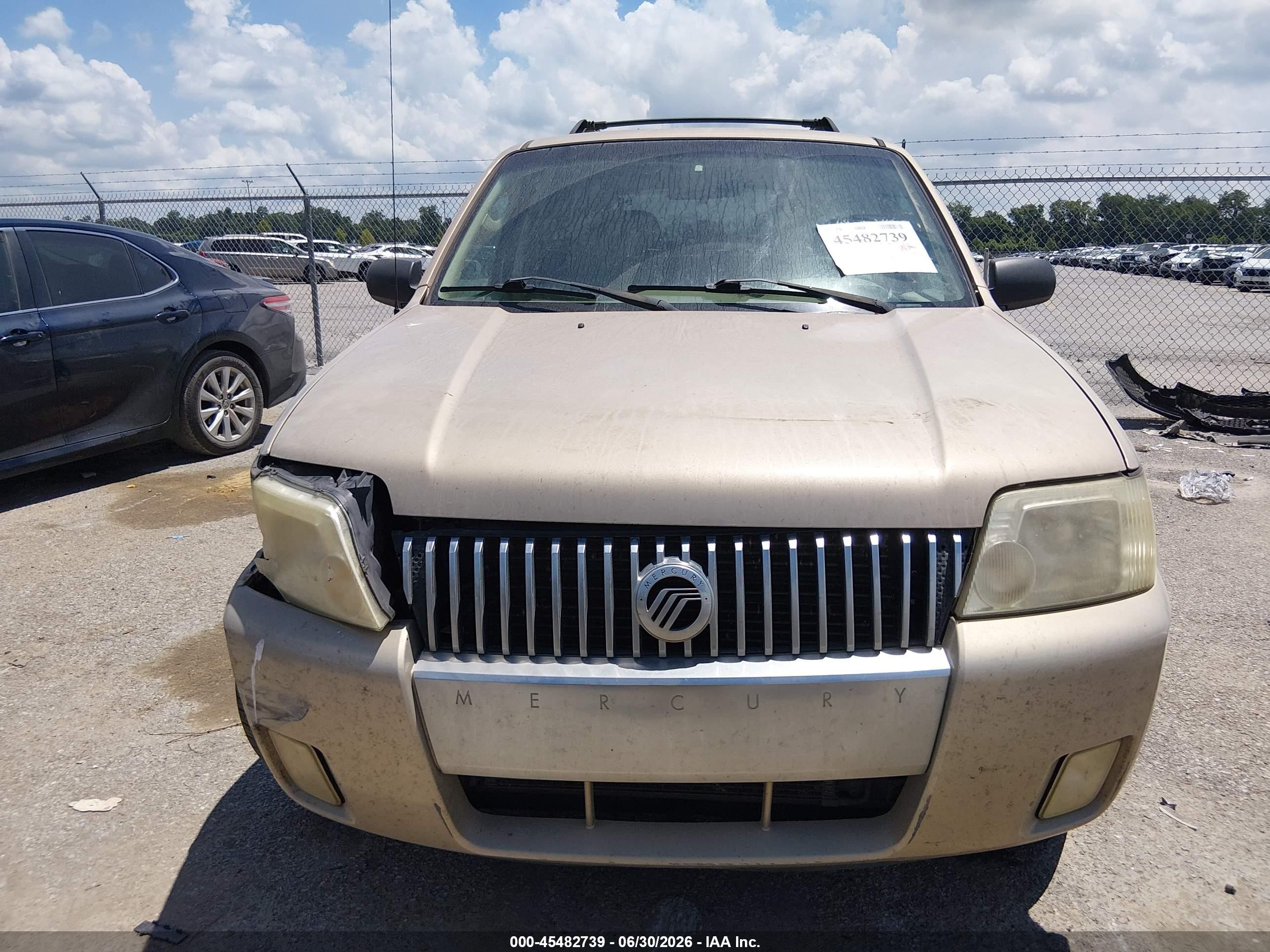 2007 Mercury Mariner Convenience Gold vin: 4M2YU80Z57KJ01712