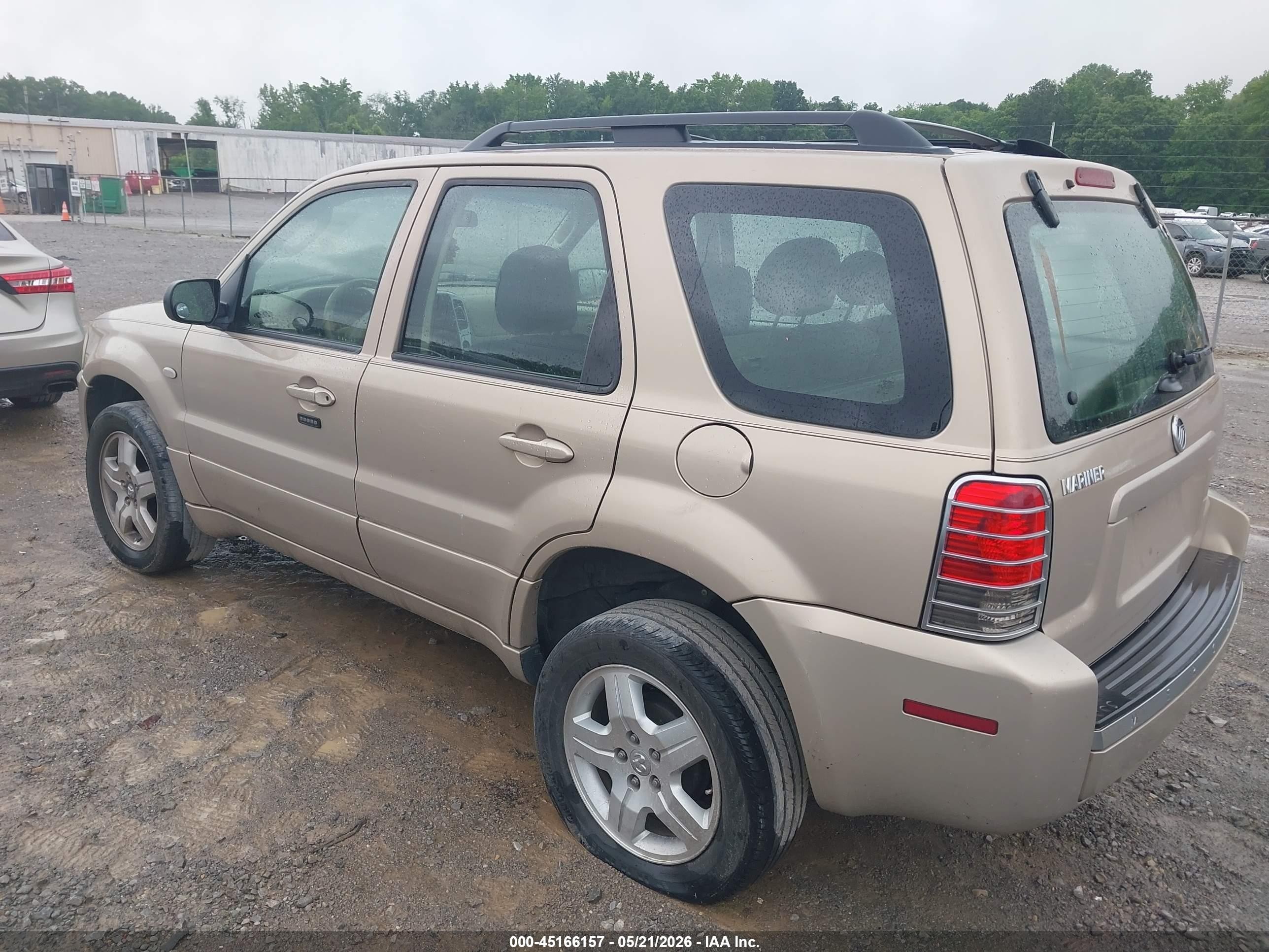 2007 Mercury Mariner Convenience Cream vin: 4M2YU80ZX7KJ16481