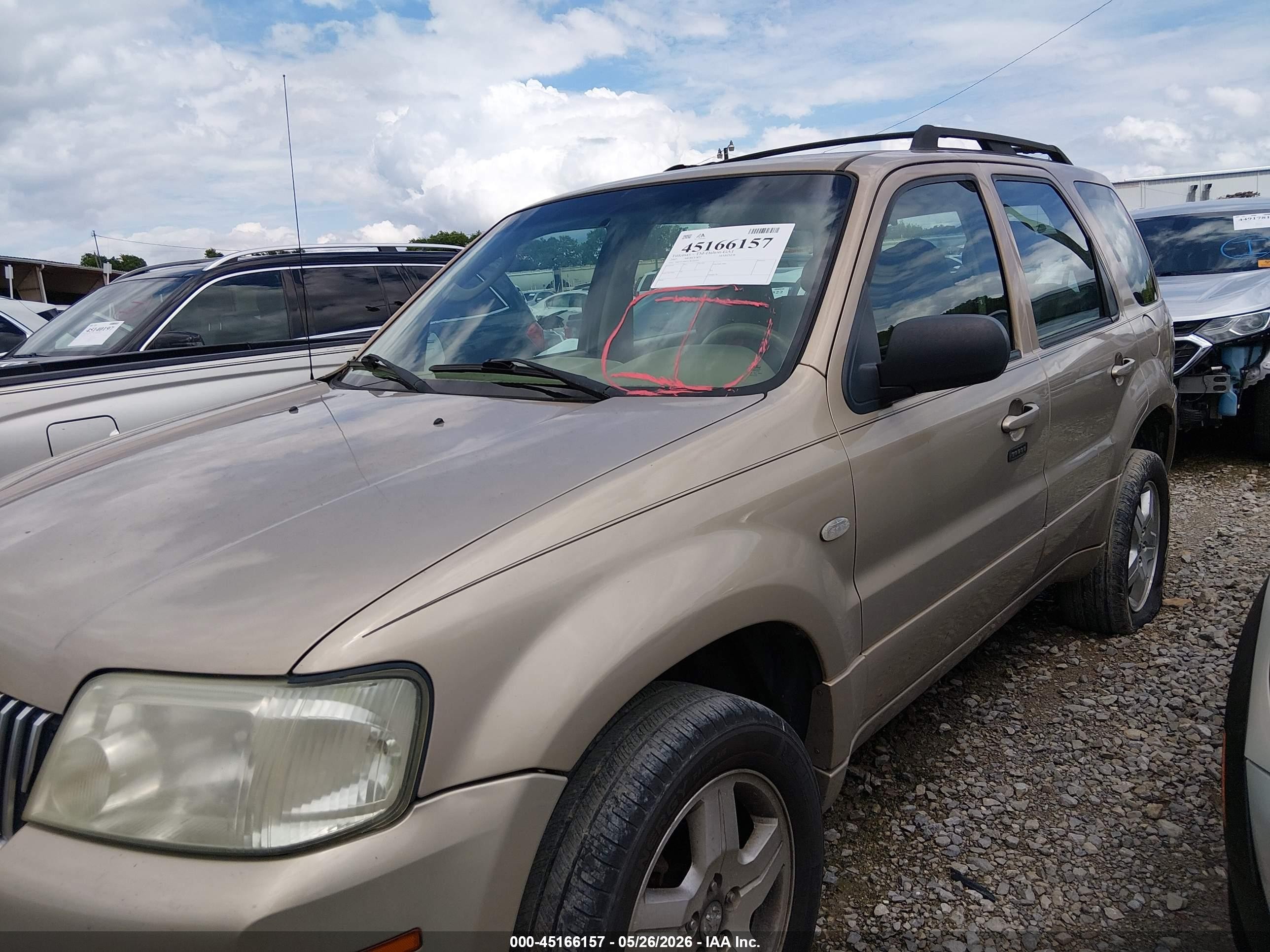 2007 Mercury Mariner Convenience Cream vin: 4M2YU80ZX7KJ16481