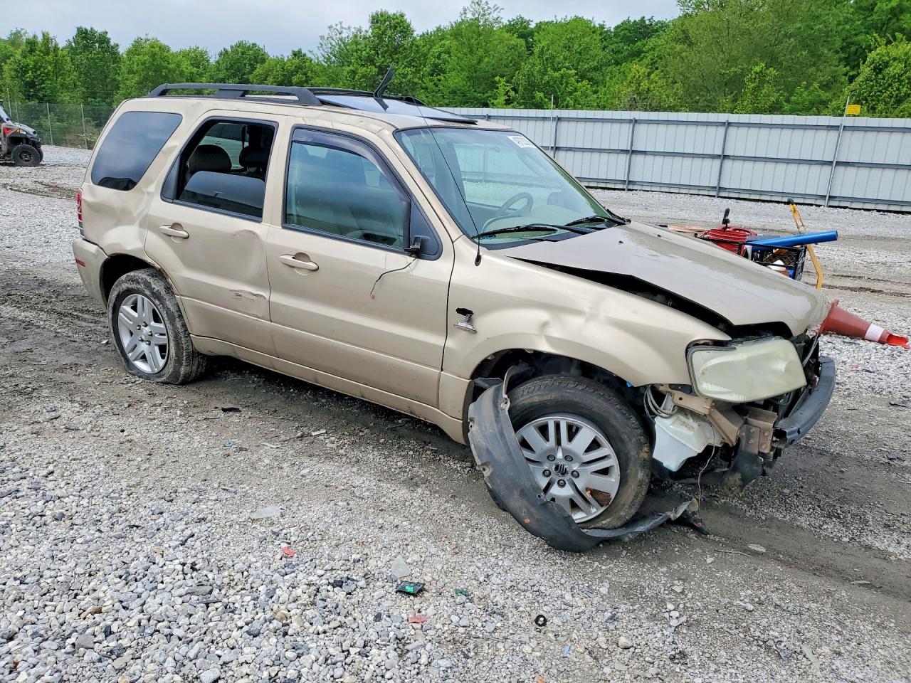 2007 Mercury Mariner Luxury Золотой vin: 4M2YU81117KJ19584