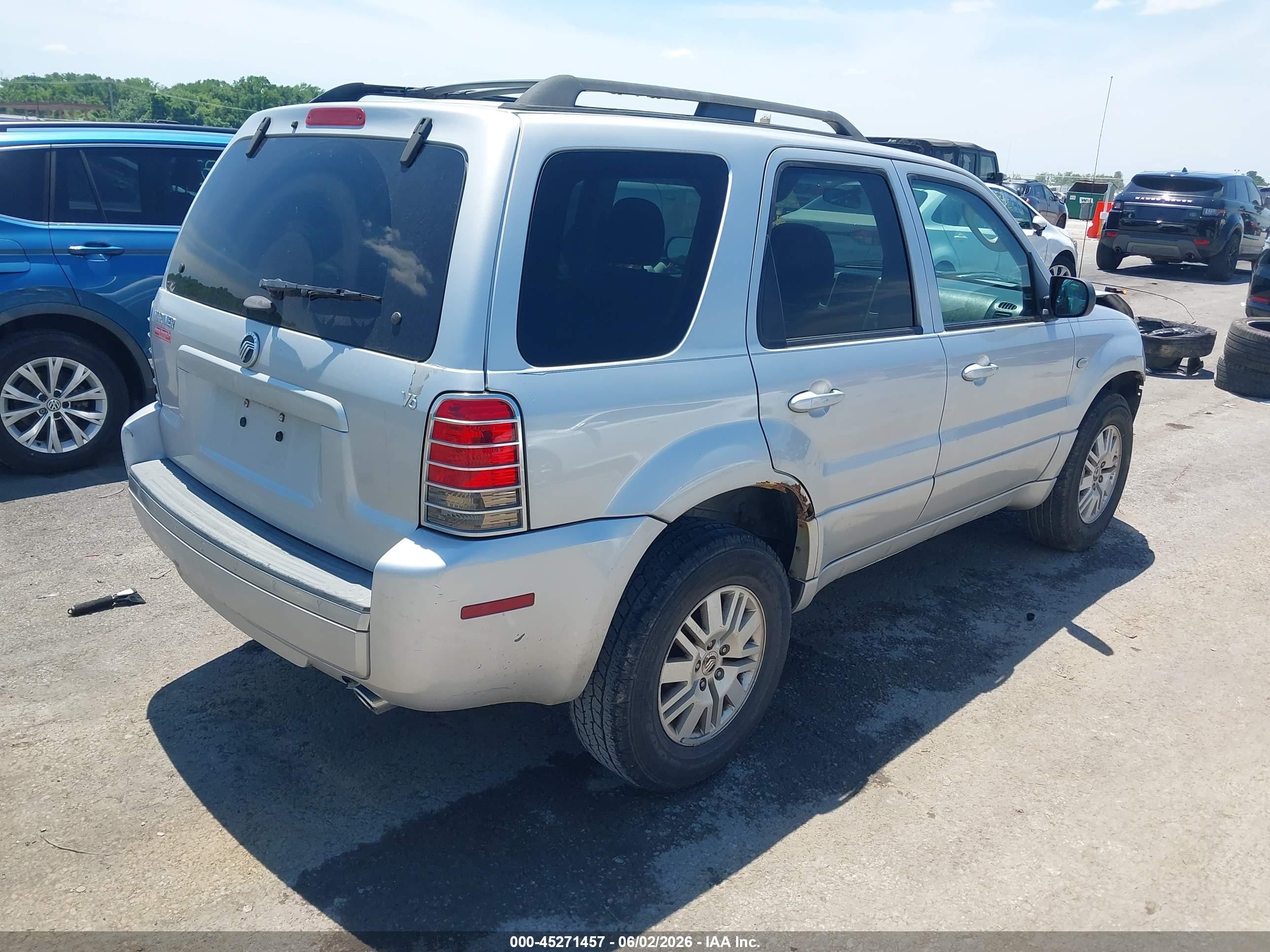 2007 Mercury Mariner Luxury Silver vin: 4M2YU81167KJ03123