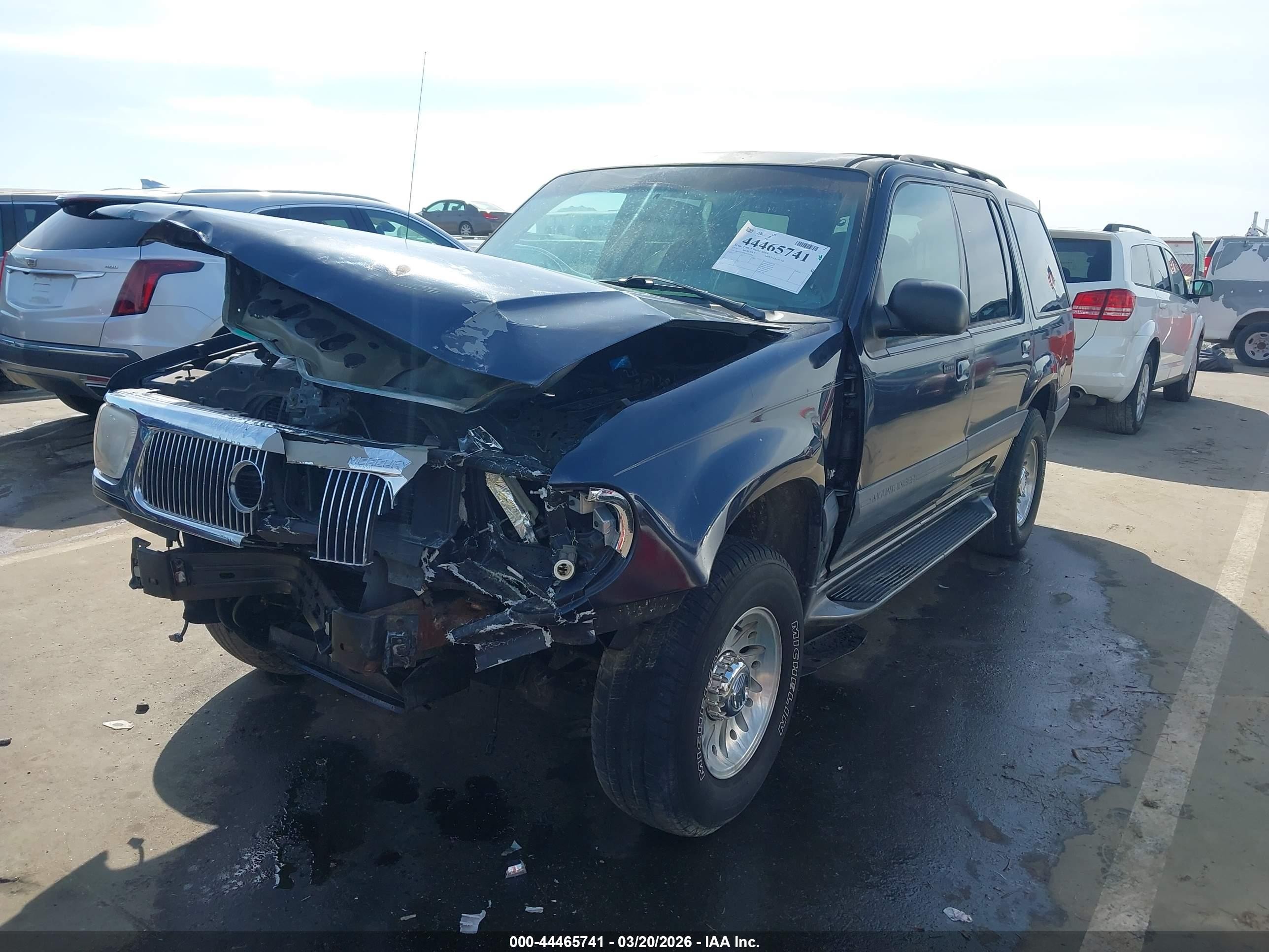 1999 Mercury Mountaineer   Синий vin: 4M2ZU55PXXUJ02868