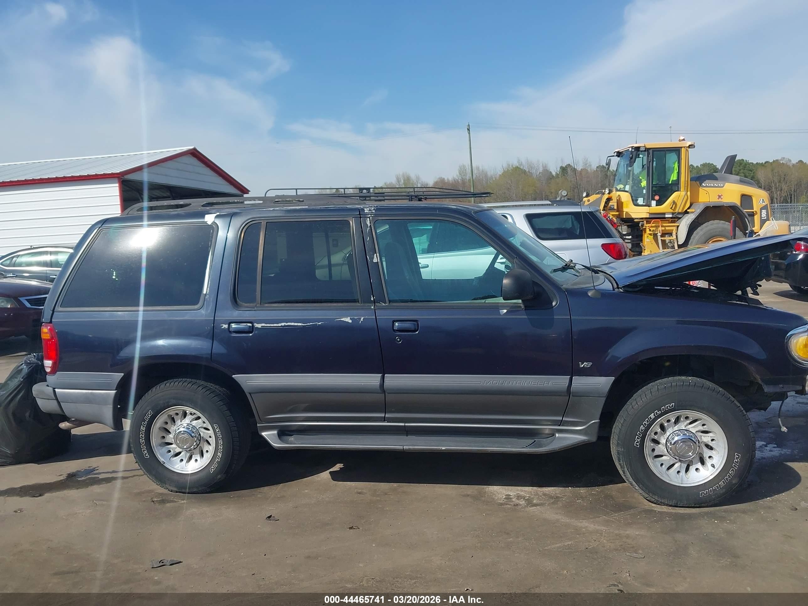1999 Mercury Mountaineer   Синий vin: 4M2ZU55PXXUJ02868