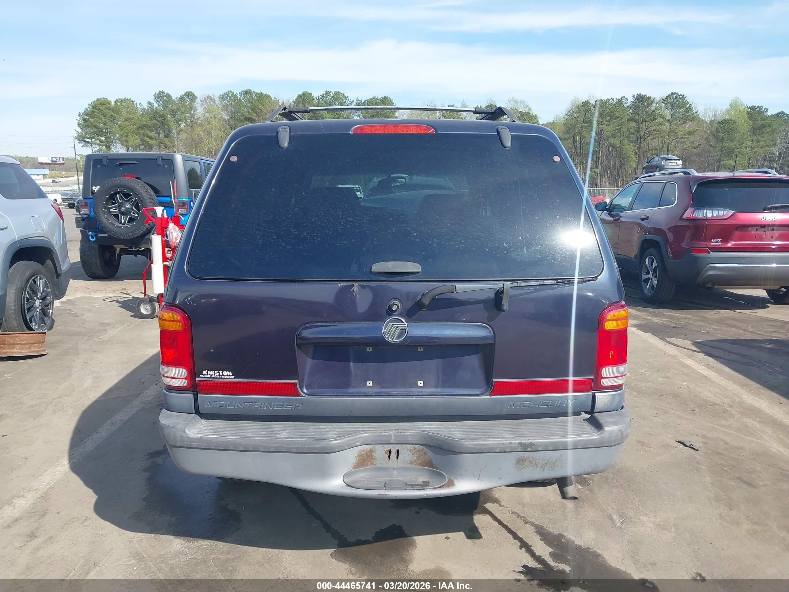 1999 Mercury Mountaineer   Синий vin: 4M2ZU55PXXUJ02868