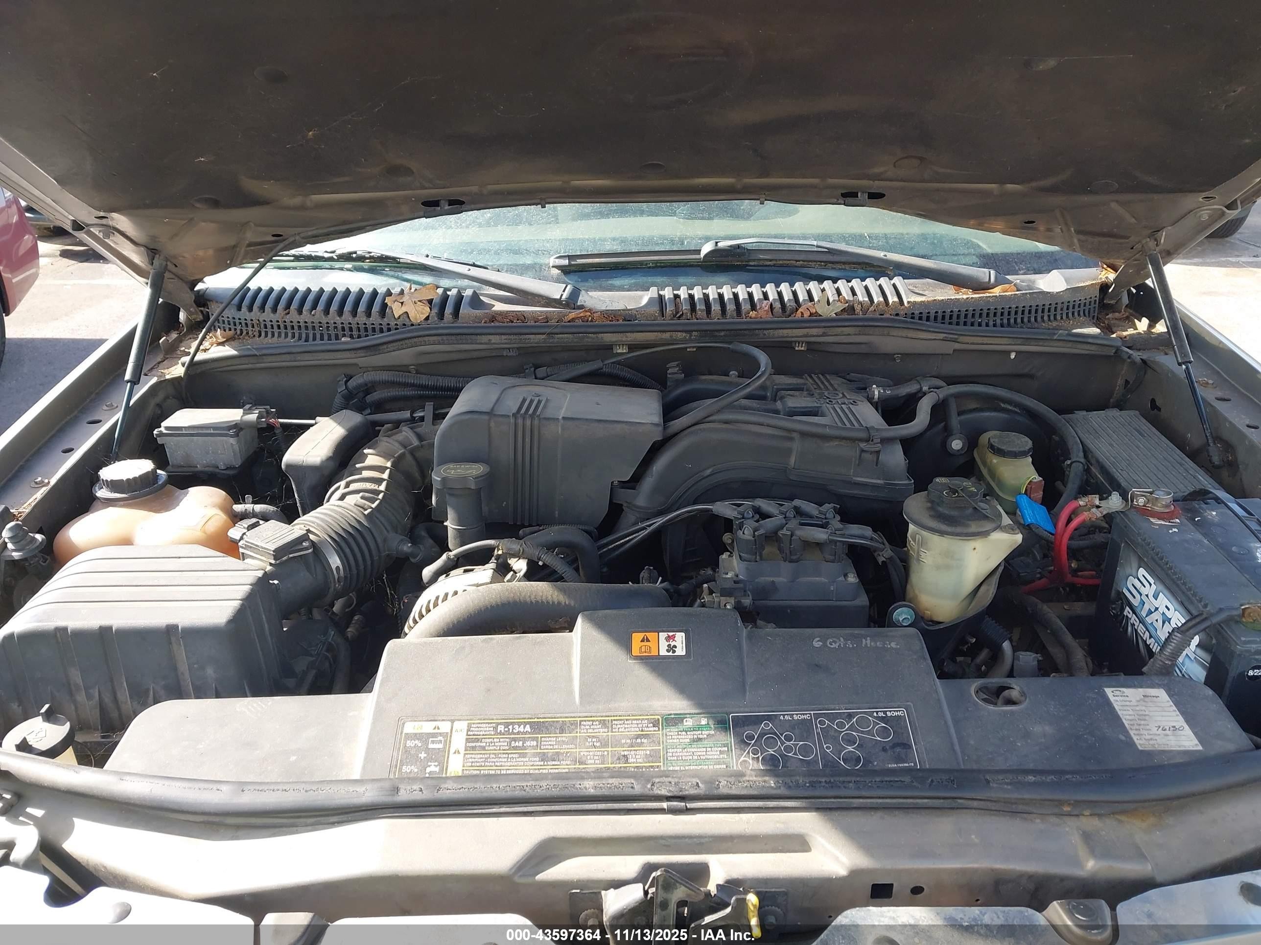2002 Mercury Mountaineer   Желто-коричневый vin: 4M2ZU66E12ZJ22781