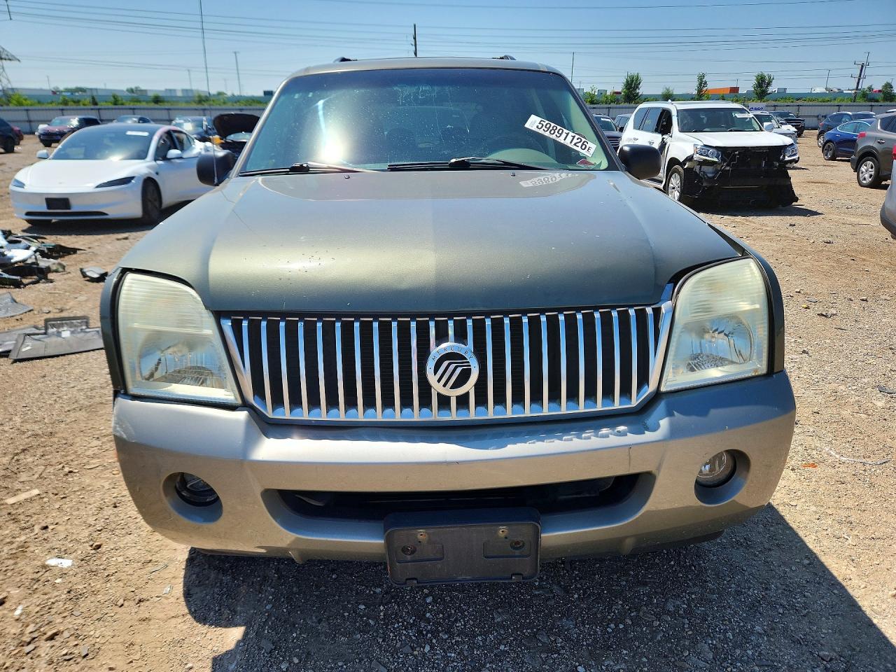 2002 Mercury Mountaineer Зеленый vin: 4M2ZU66E42ZJ29983