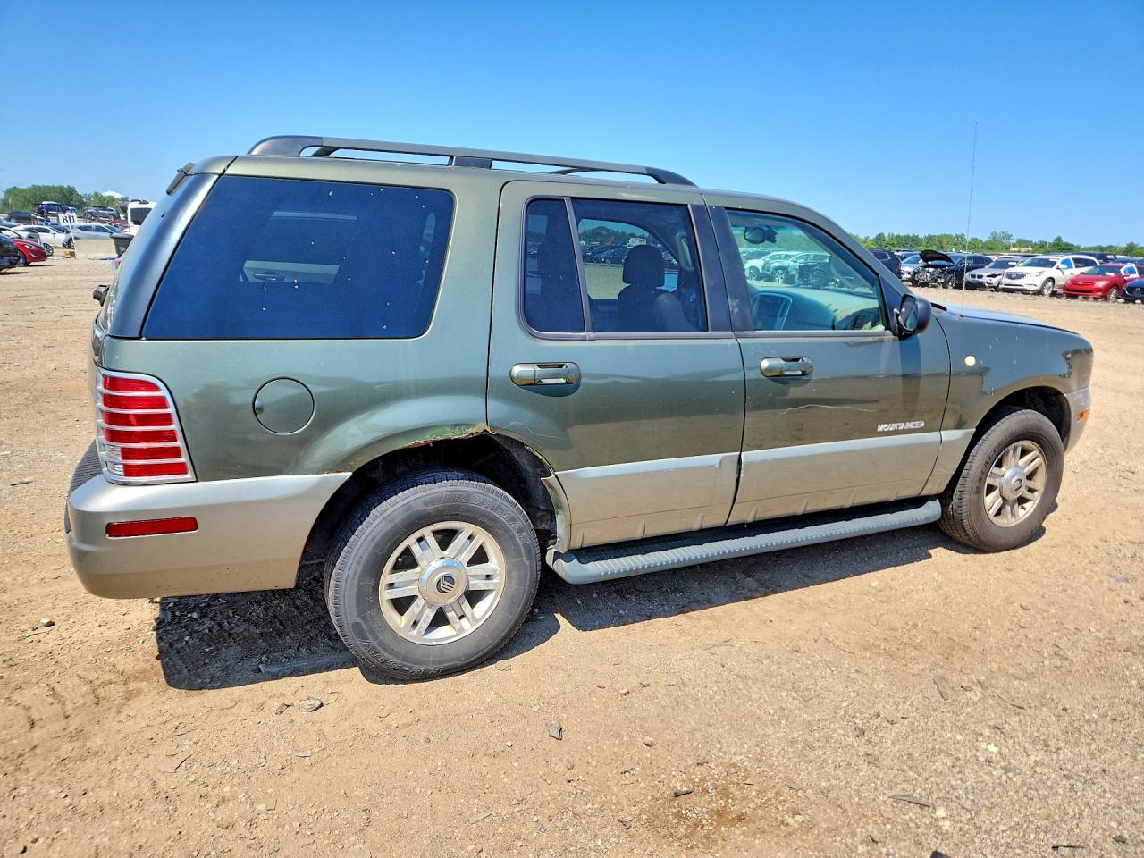 2002 Mercury Mountaineer Зеленый vin: 4M2ZU66E42ZJ29983