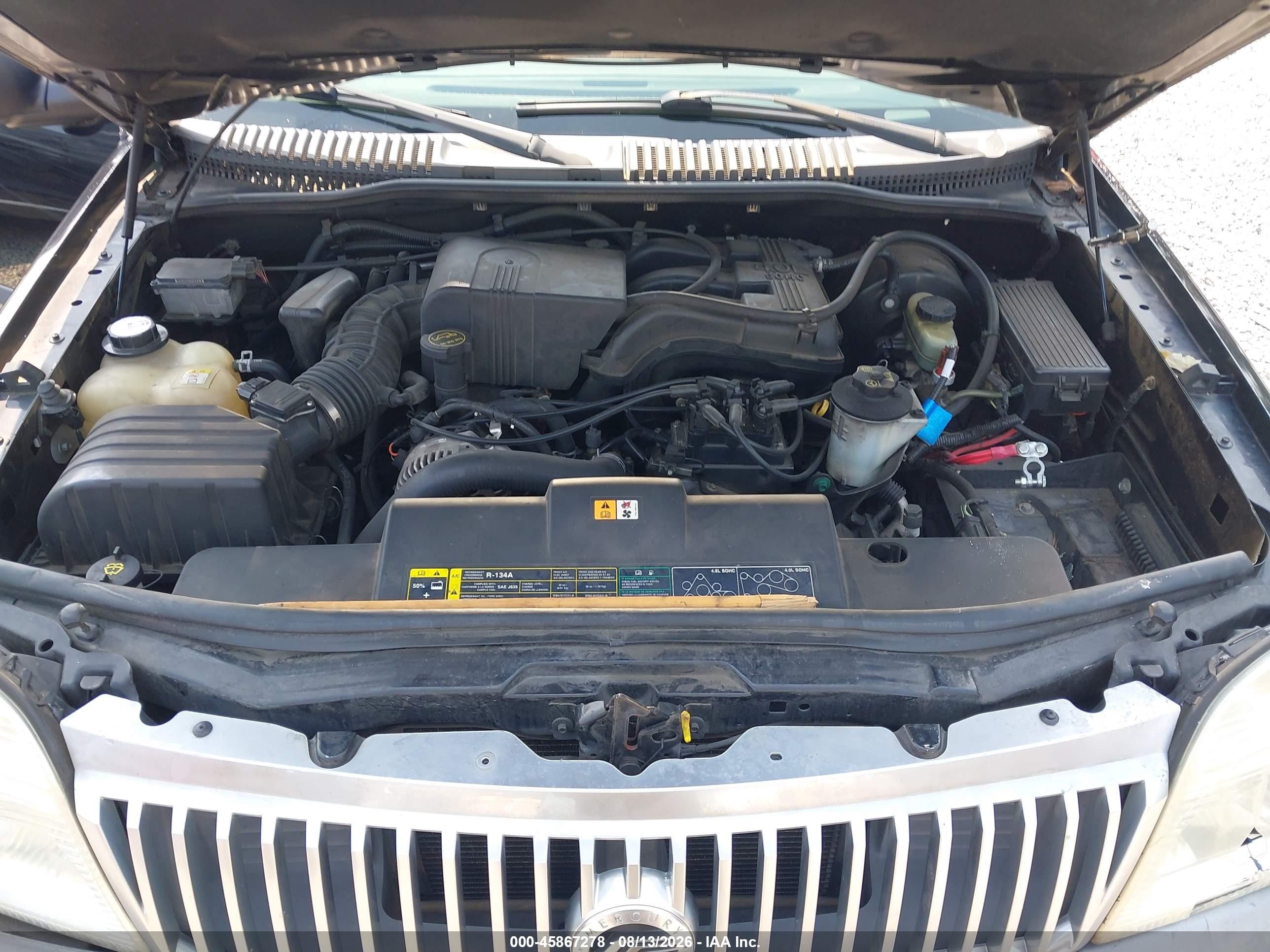 2002 Mercury Mountaineer   Черный vin: 4M2ZU66K32ZJ42438