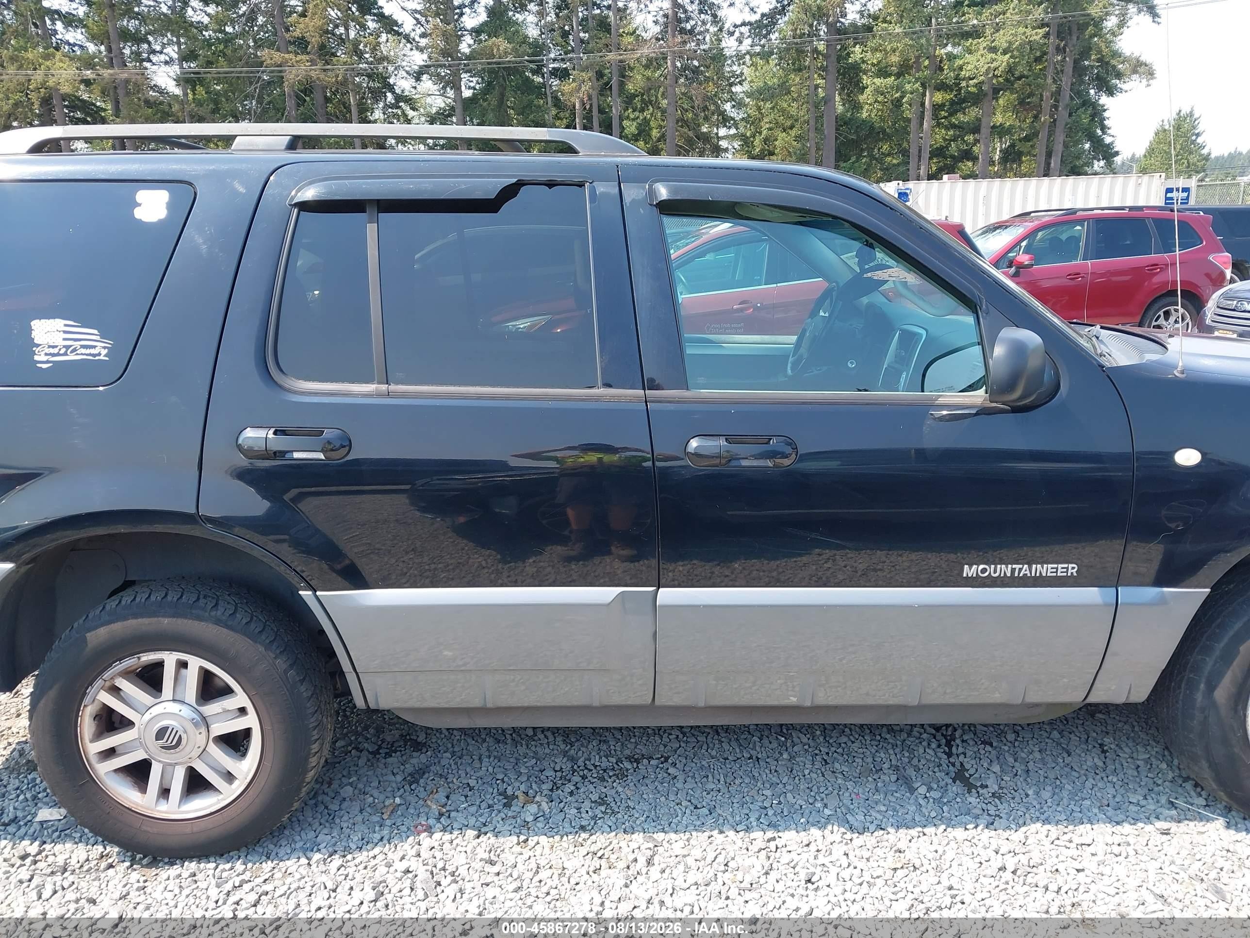 2002 Mercury Mountaineer   Черный vin: 4M2ZU66K32ZJ42438