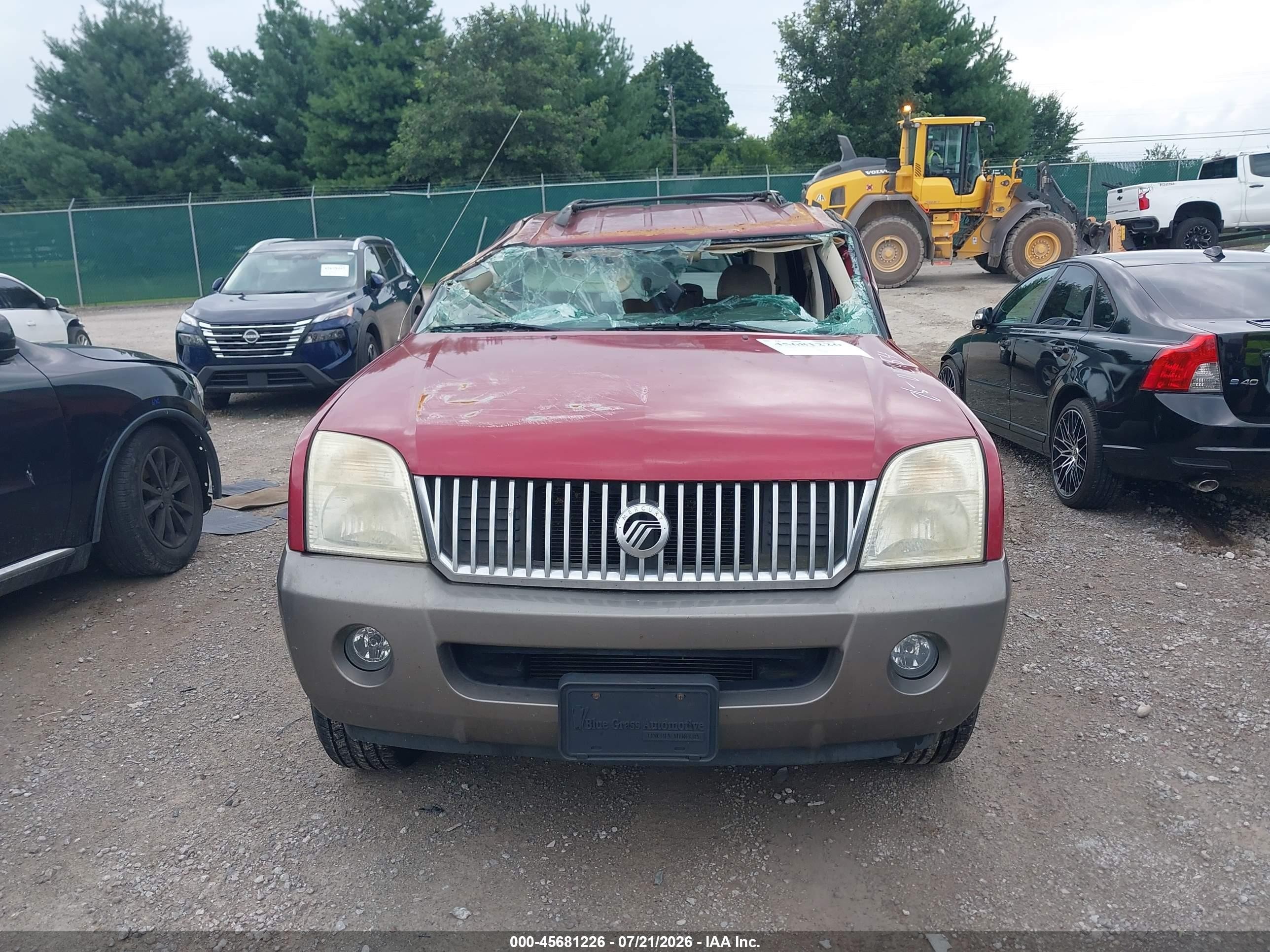 2003 Mercury Mountaineer   Red vin: 4M2ZU66K33UJ09745