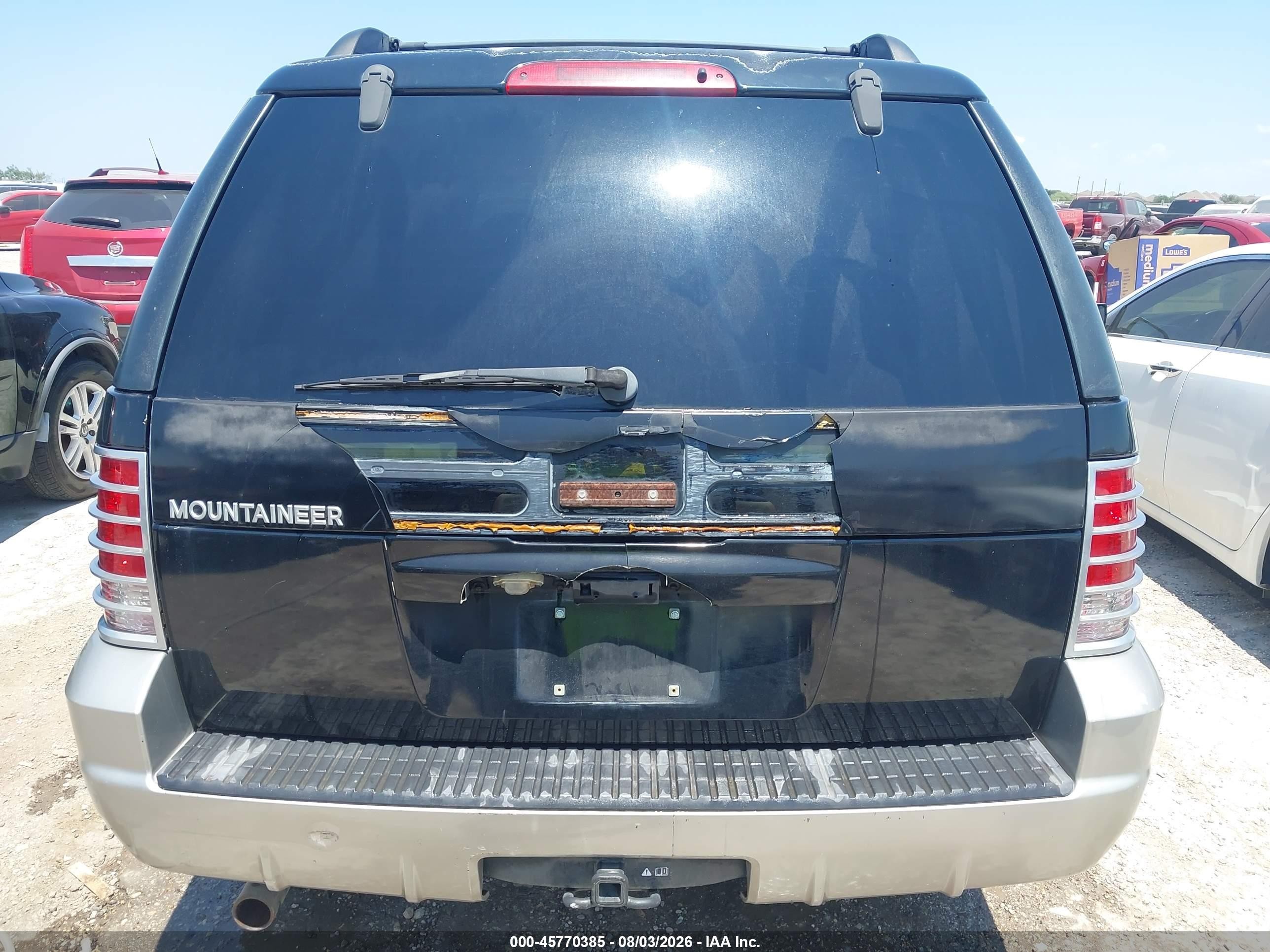 2003 Mercury Mountaineer   Black vin: 4M2ZU66K73ZJ45151