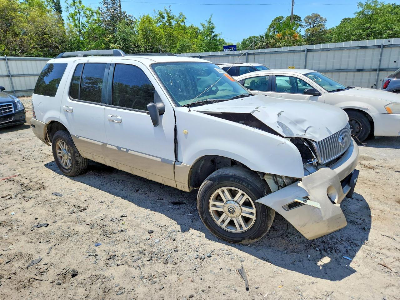 2005 Mercury Mountaineer White vin: 4M2ZU66K75UJ04745
