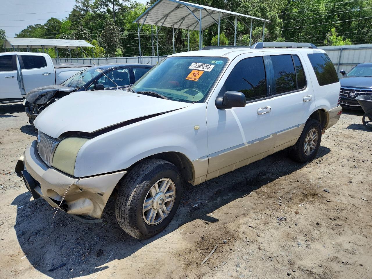 2005 Mercury Mountaineer Белый vin: 4M2ZU66K75UJ04745