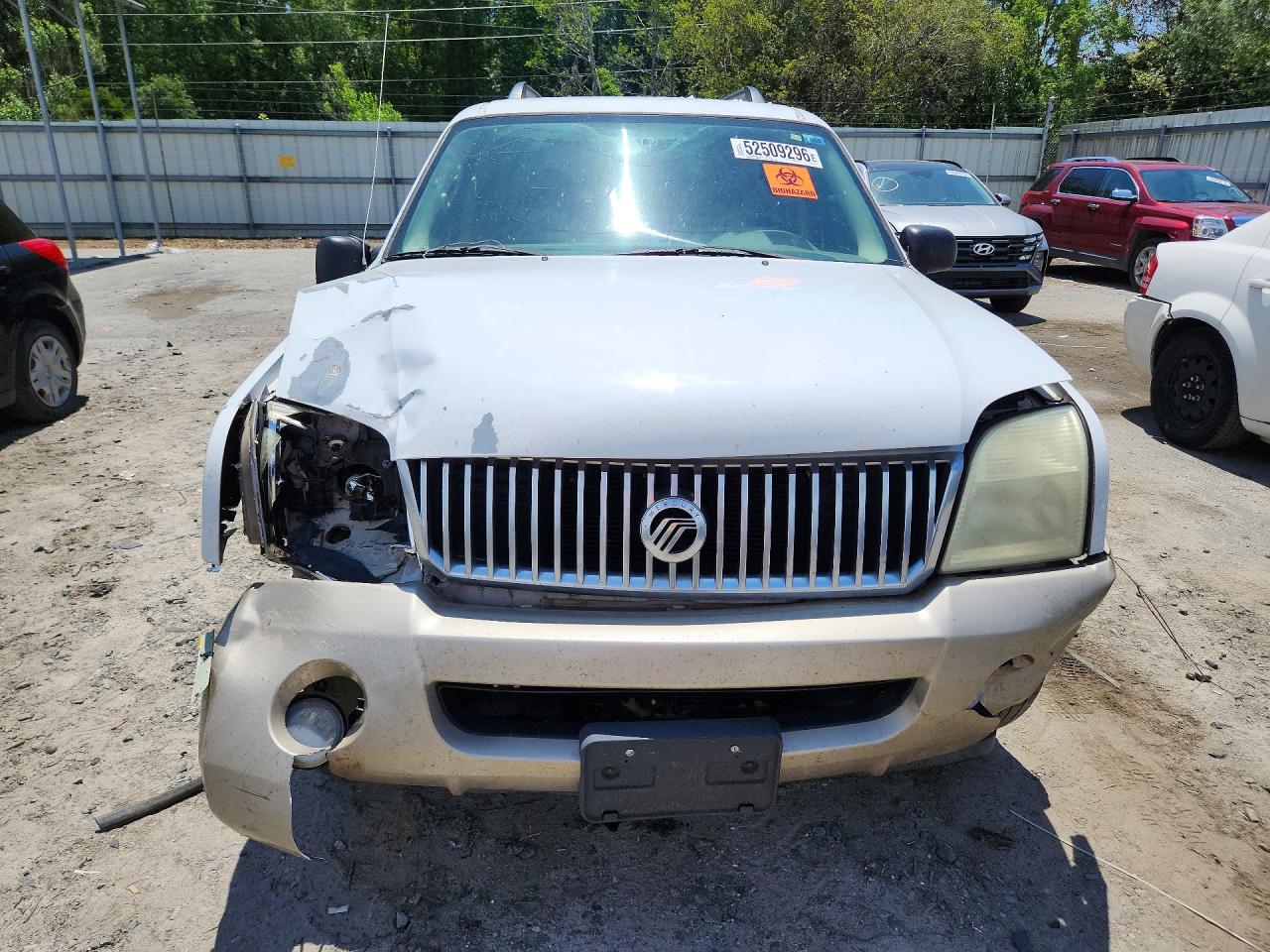2005 Mercury Mountaineer White vin: 4M2ZU66K75UJ04745