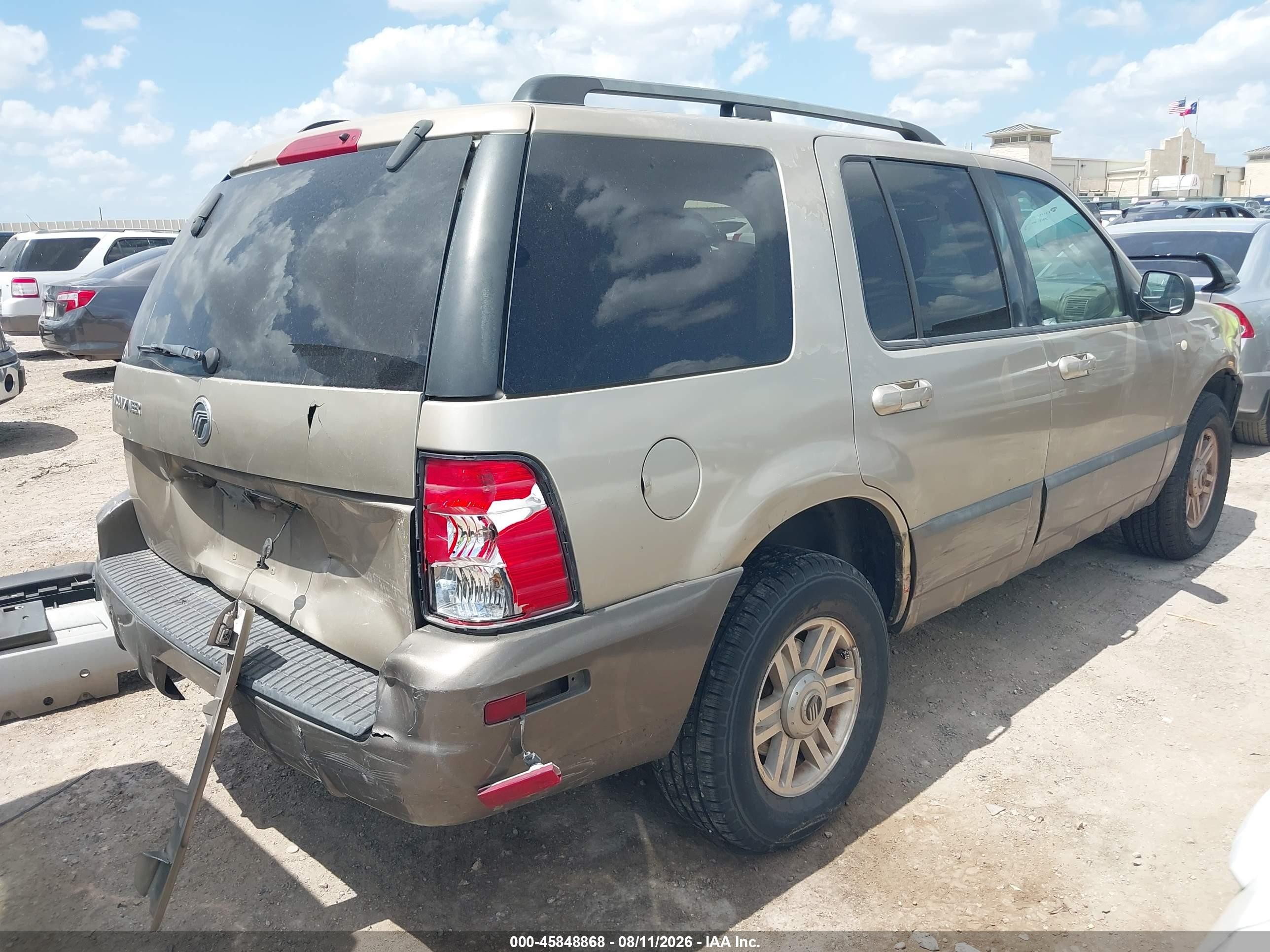 2003 Mercury Mountaineer   Gray vin: 4M2ZU66K83UJ22782