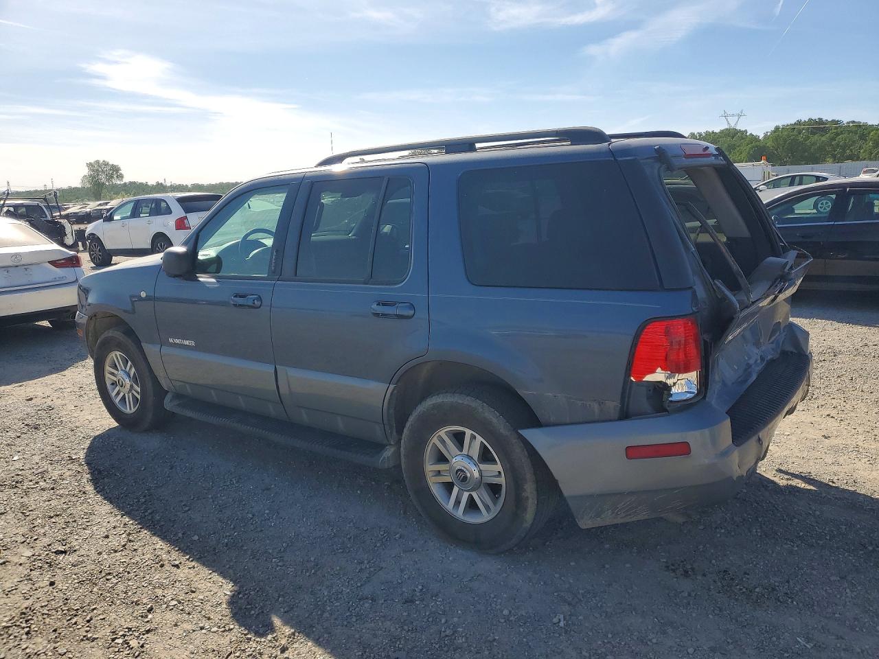 2002 Mercury Mountaineer Синий vin: 4M2ZU86E42UJ30754