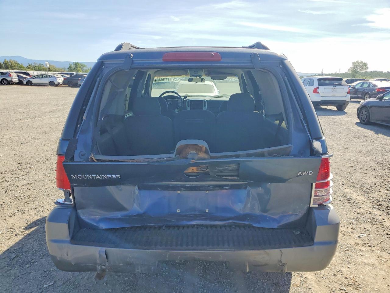 2002 Mercury Mountaineer Синий vin: 4M2ZU86E42UJ30754
