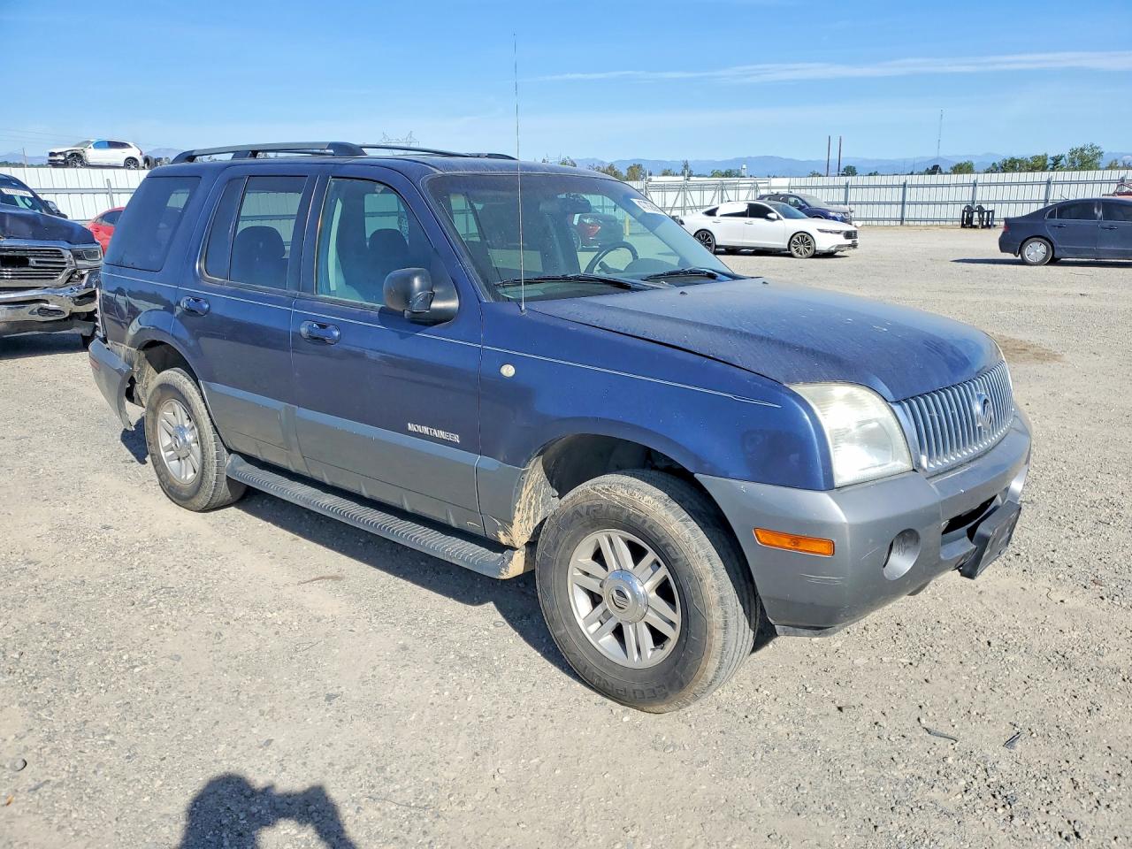 2002 Mercury Mountaineer Синий vin: 4M2ZU86E42UJ30754