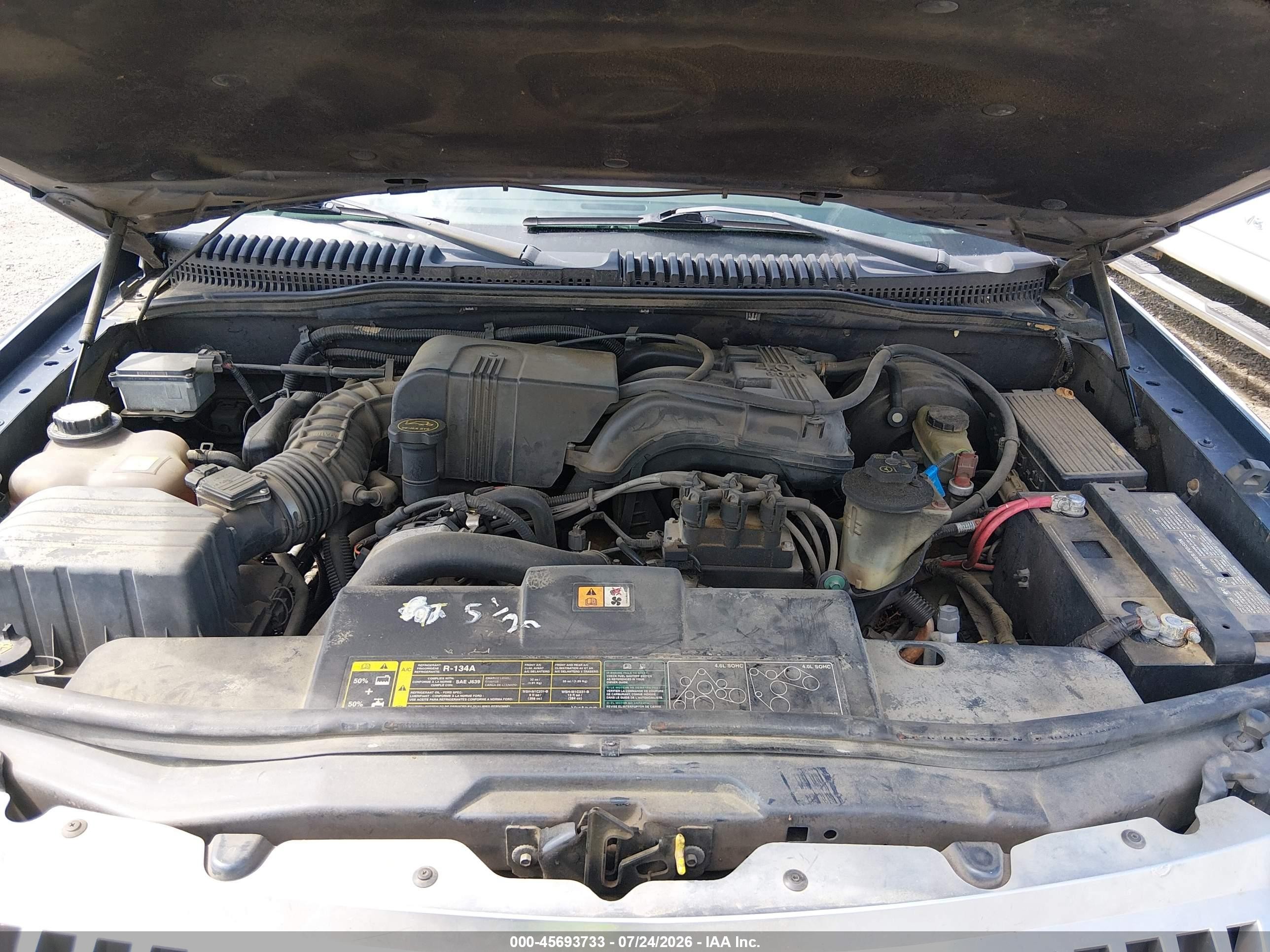 2002 Mercury Mountaineer Blue vin: 4M2ZU86E62ZJ28880