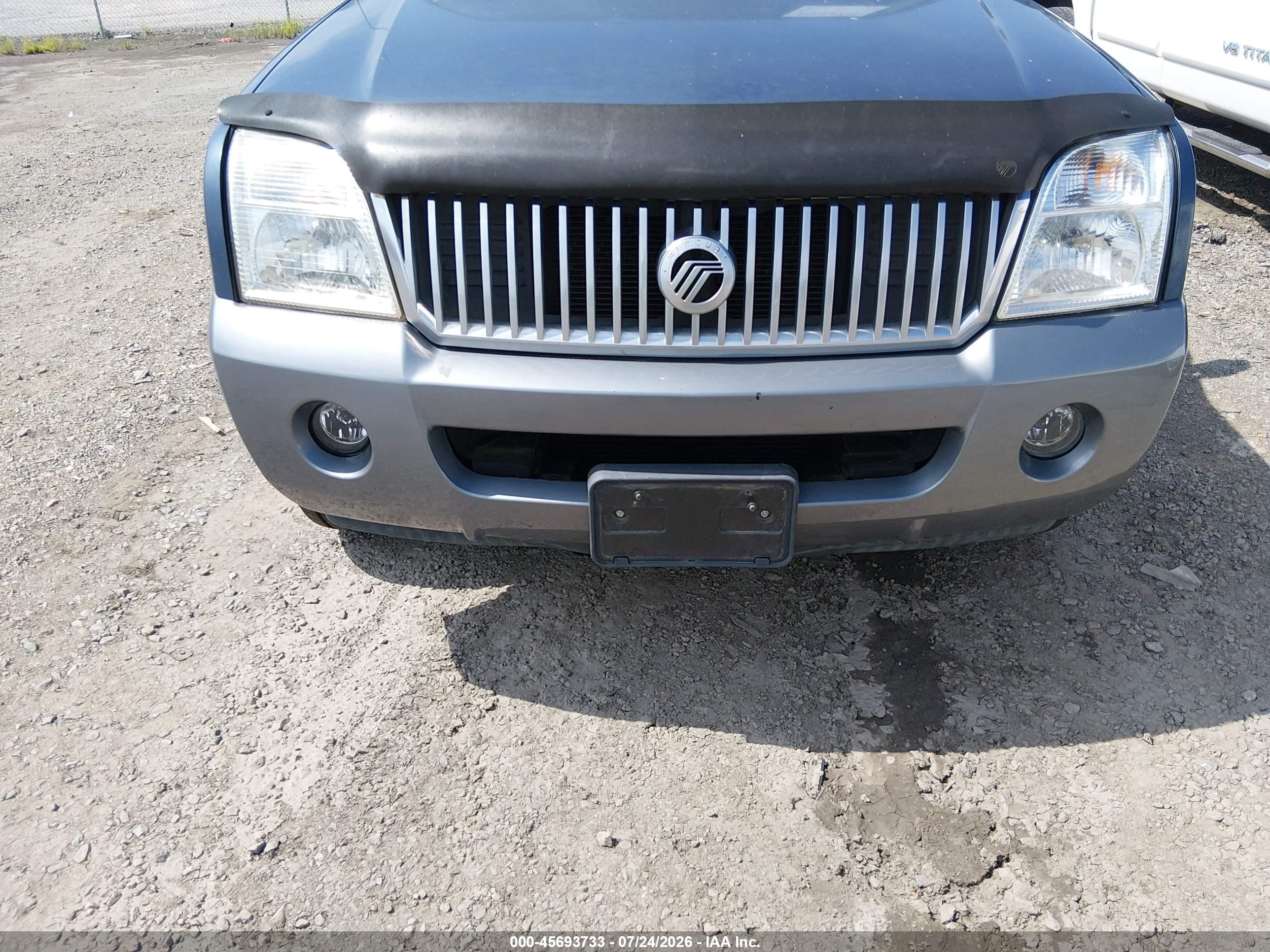 2002 Mercury Mountaineer Blue vin: 4M2ZU86E62ZJ28880