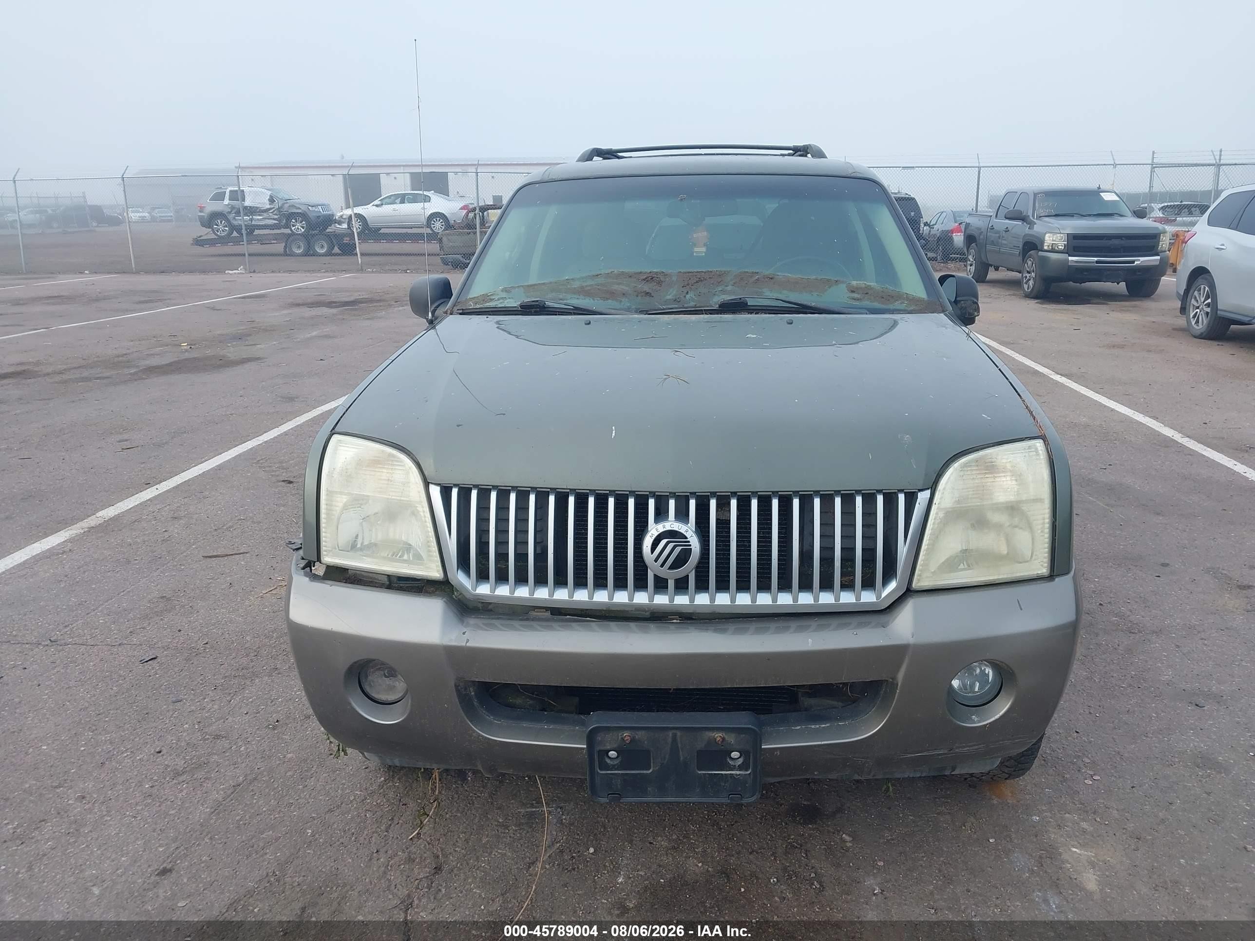 2002 Mercury Mountaineer   Green vin: 4M2ZU86E82ZJ23339