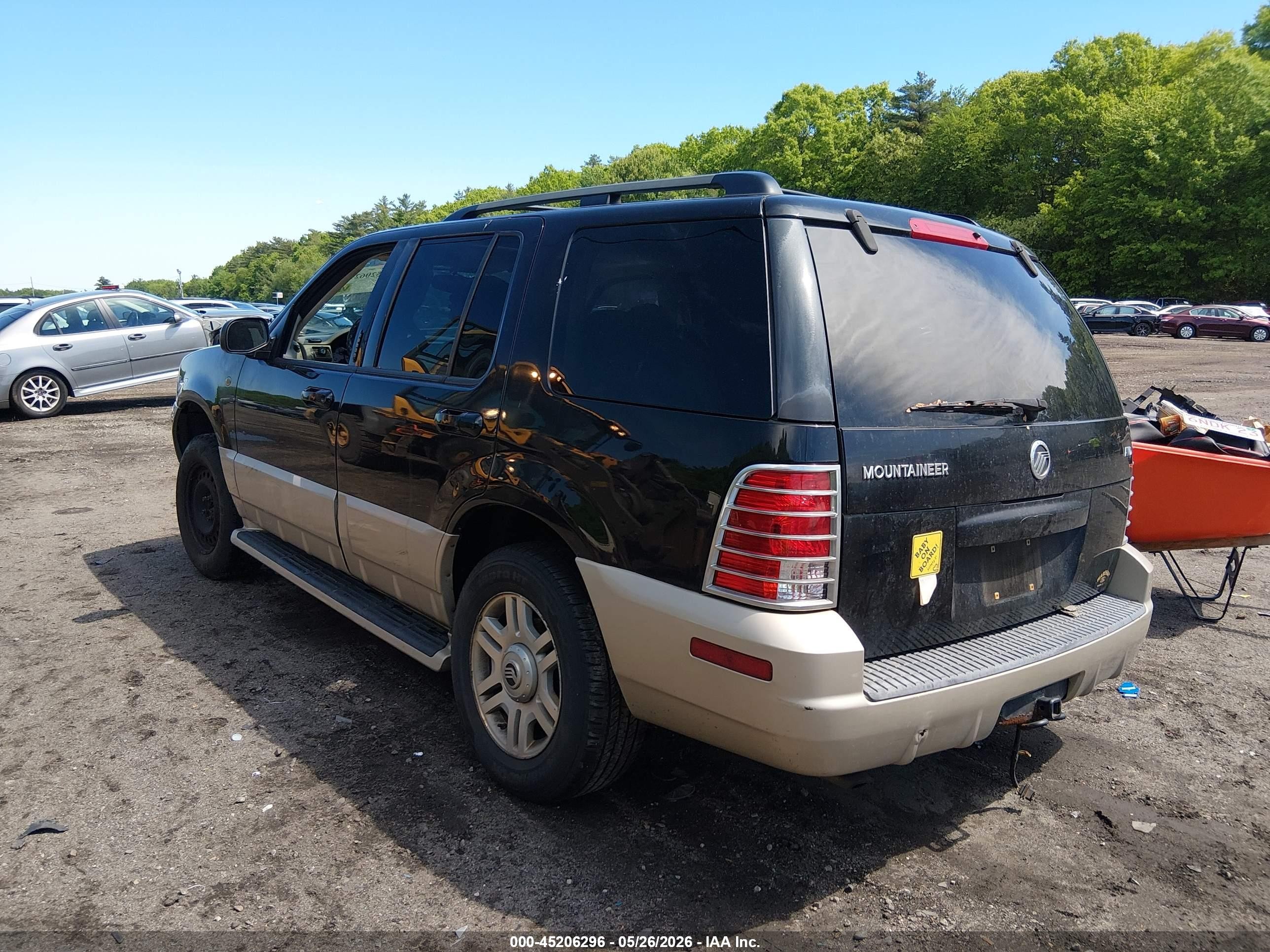 2004 Mercury Mountaineer   Black vin: 4M2ZU86E94UJ18246