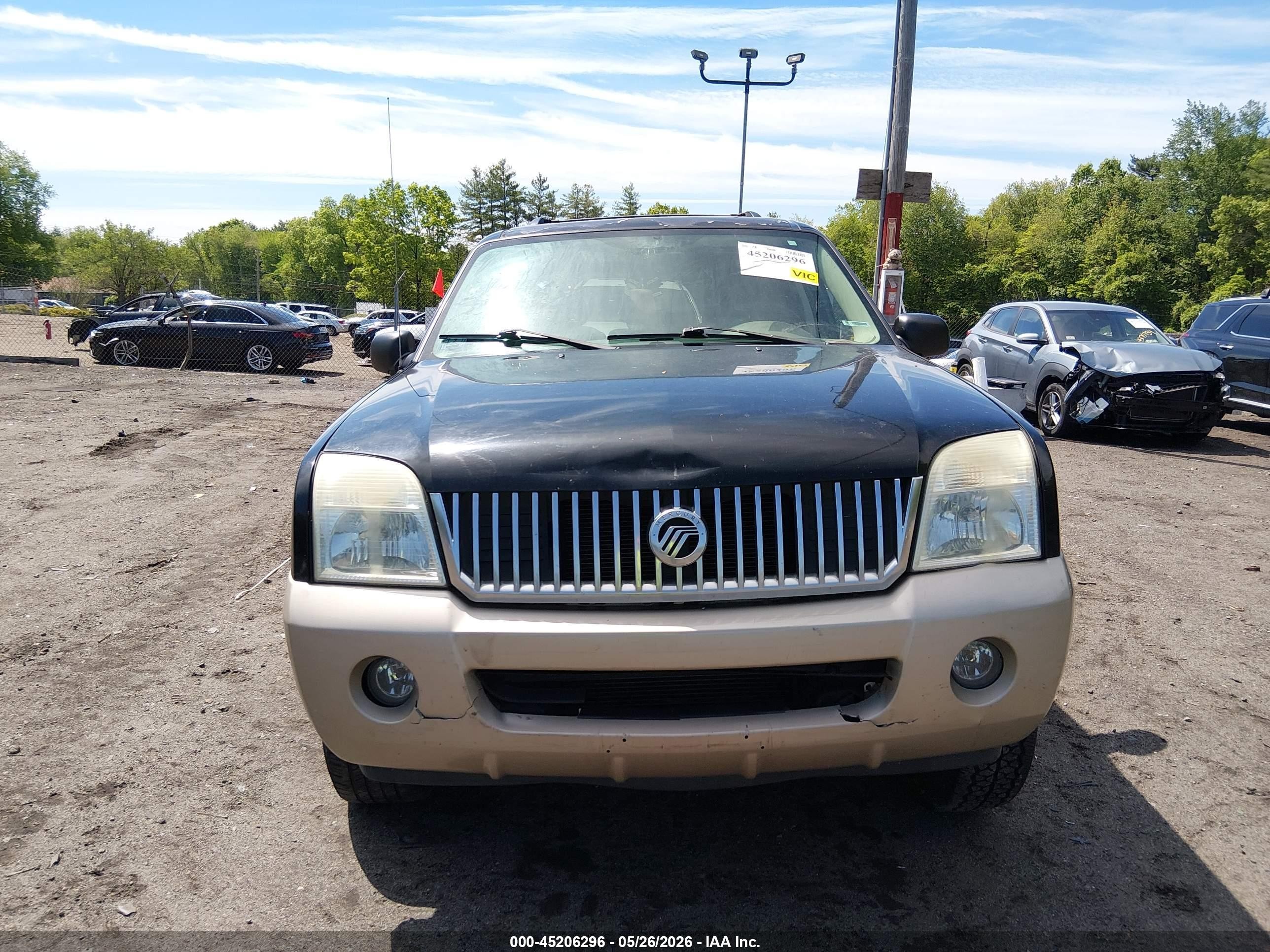 2004 Mercury Mountaineer   Black vin: 4M2ZU86E94UJ18246