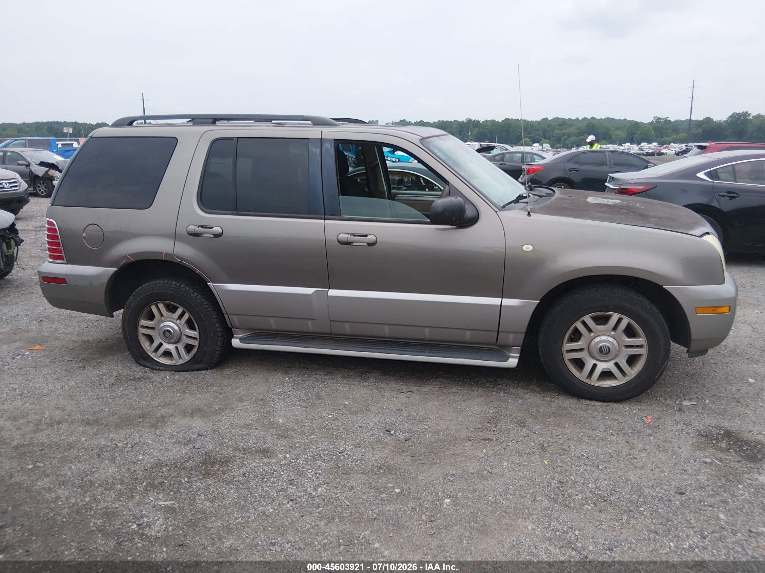 2003 Mercury Mountaineer Green vin: 4M2ZU86K13ZJ37932