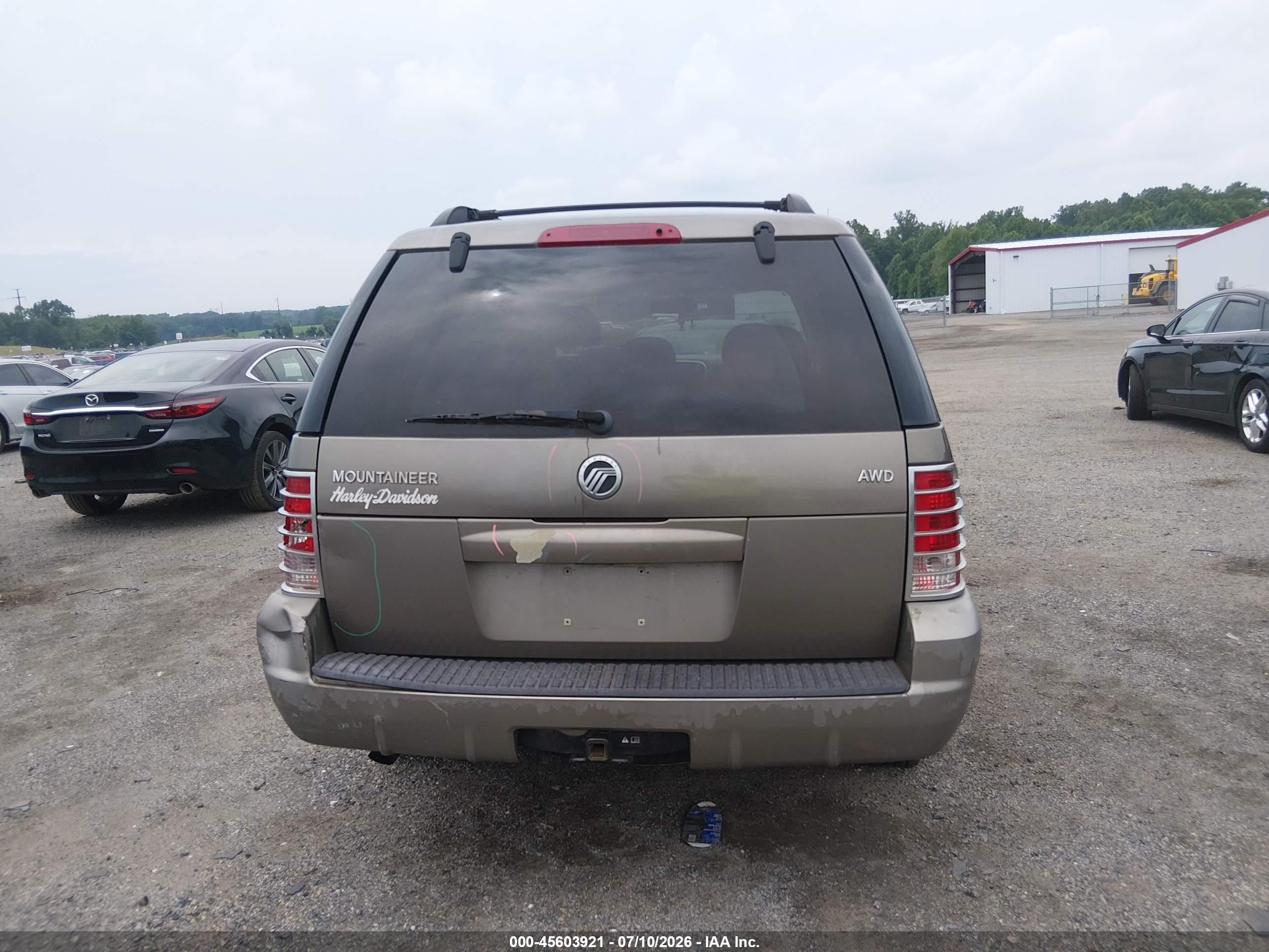 2003 Mercury Mountaineer Green vin: 4M2ZU86K13ZJ37932