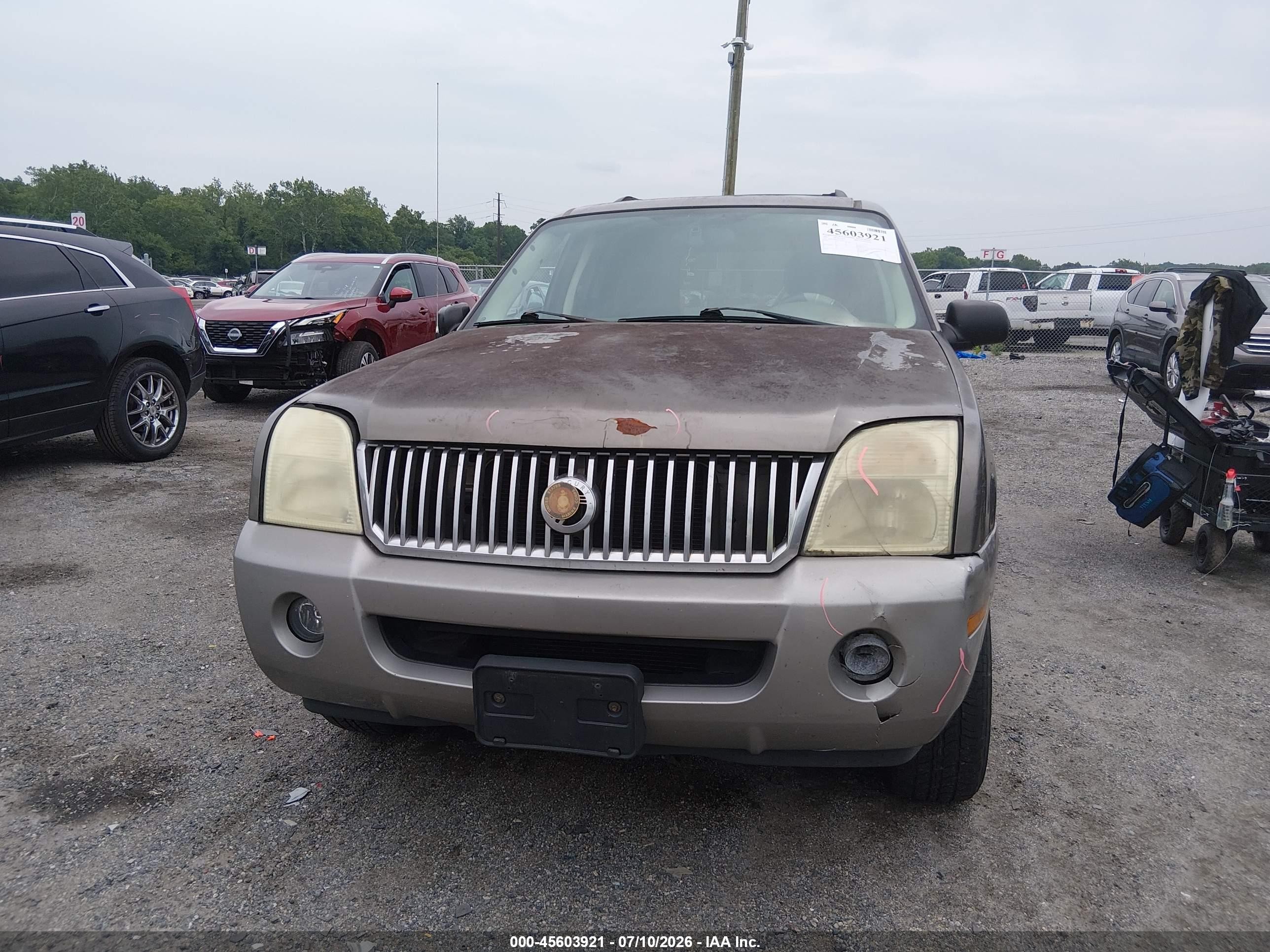 2003 Mercury Mountaineer Green vin: 4M2ZU86K13ZJ37932