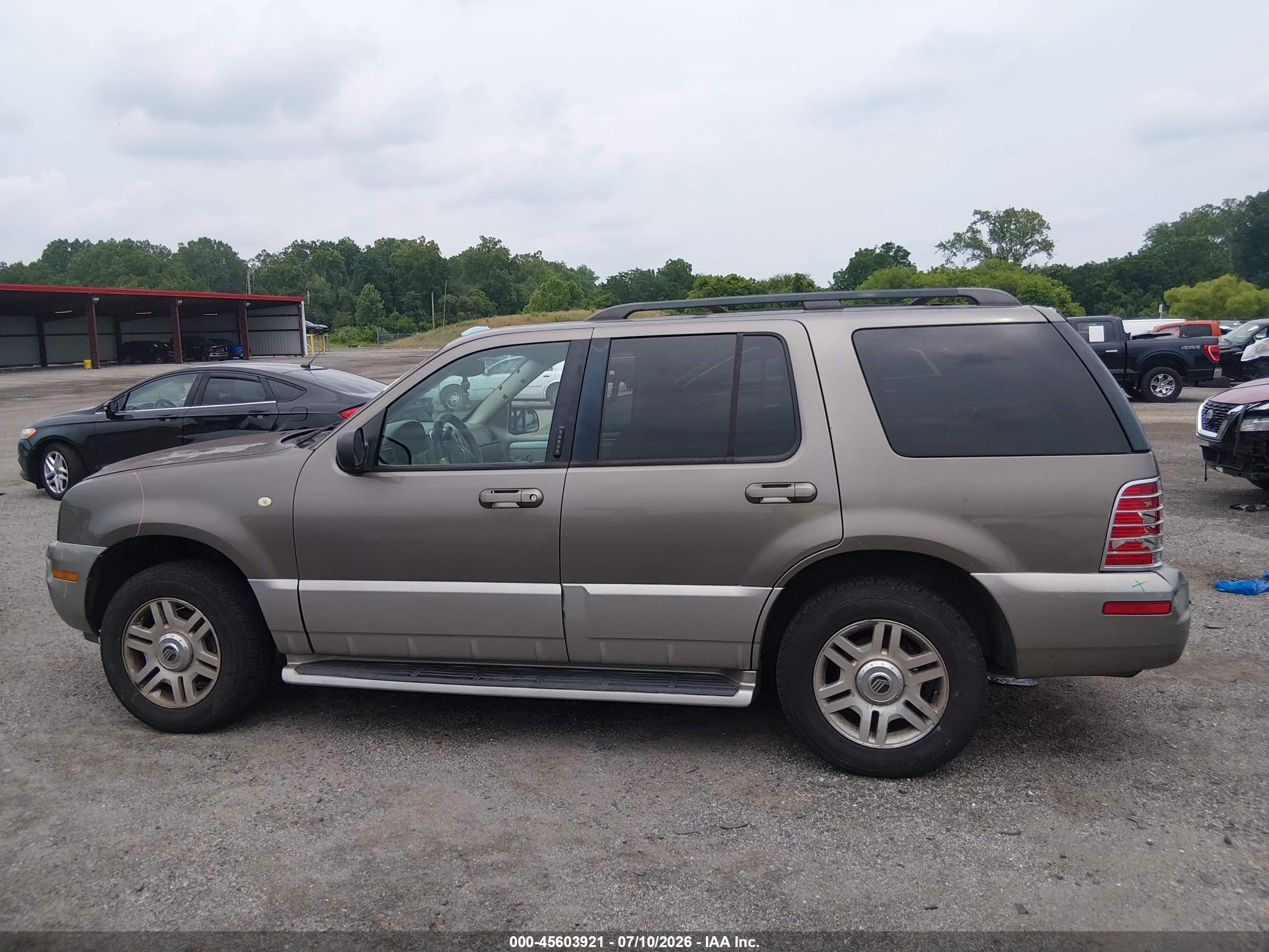 2003 Mercury Mountaineer Green vin: 4M2ZU86K13ZJ37932
