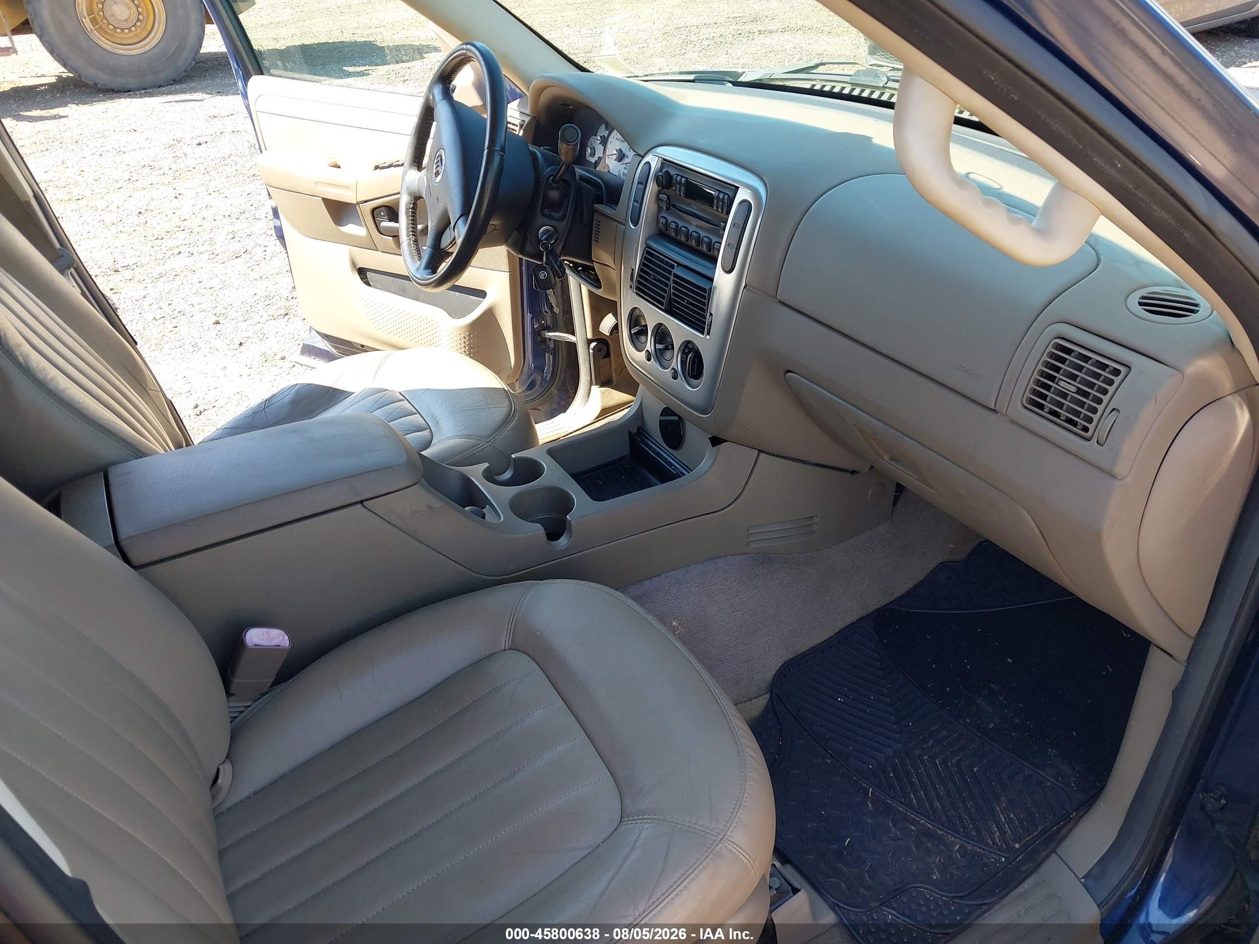 2004 Mercury Mountaineer   Blue vin: 4M2ZU86K14UJ12348