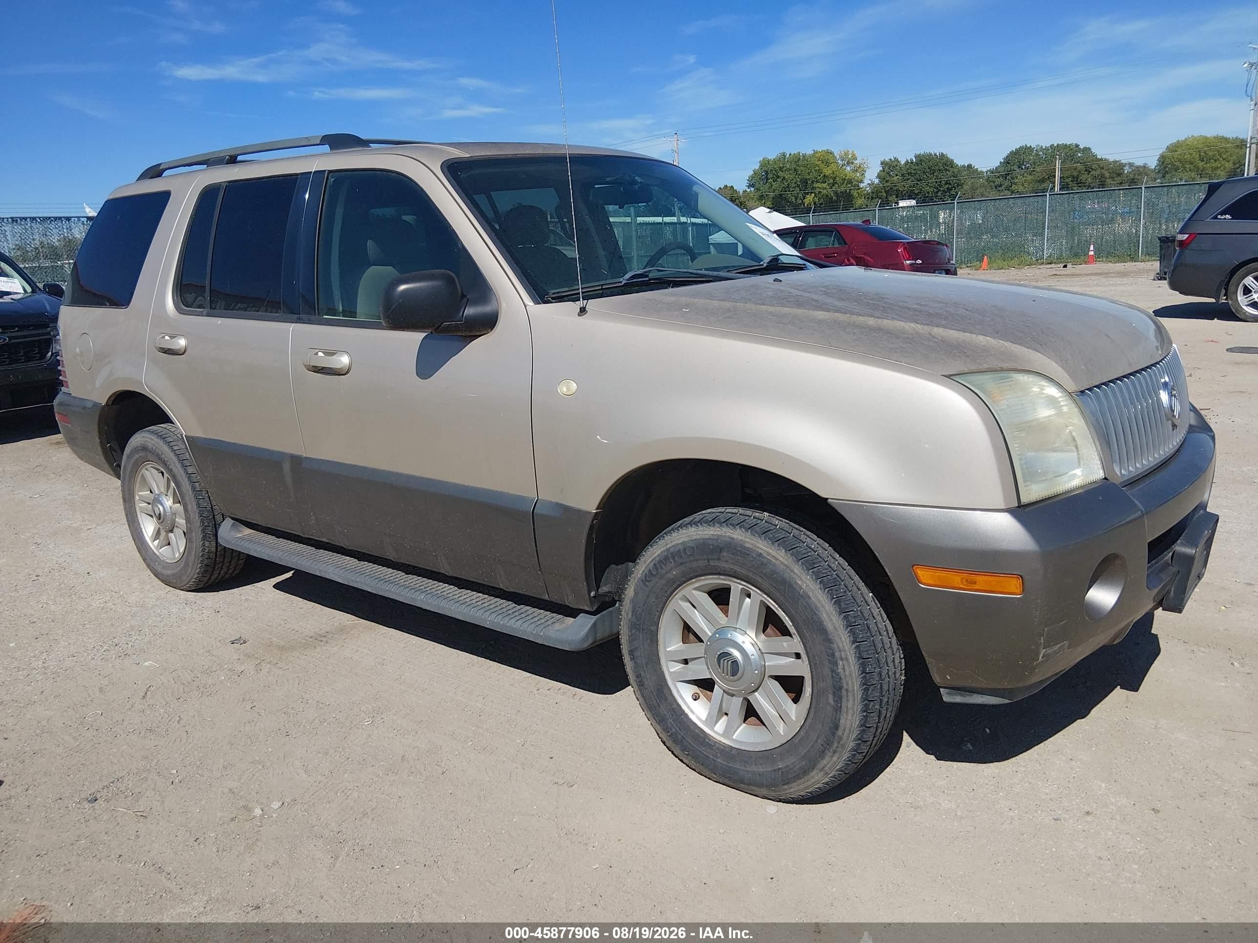 2004 Mercury Mountaineer   Коричневый vin: 4M2ZU86K74UJ07445