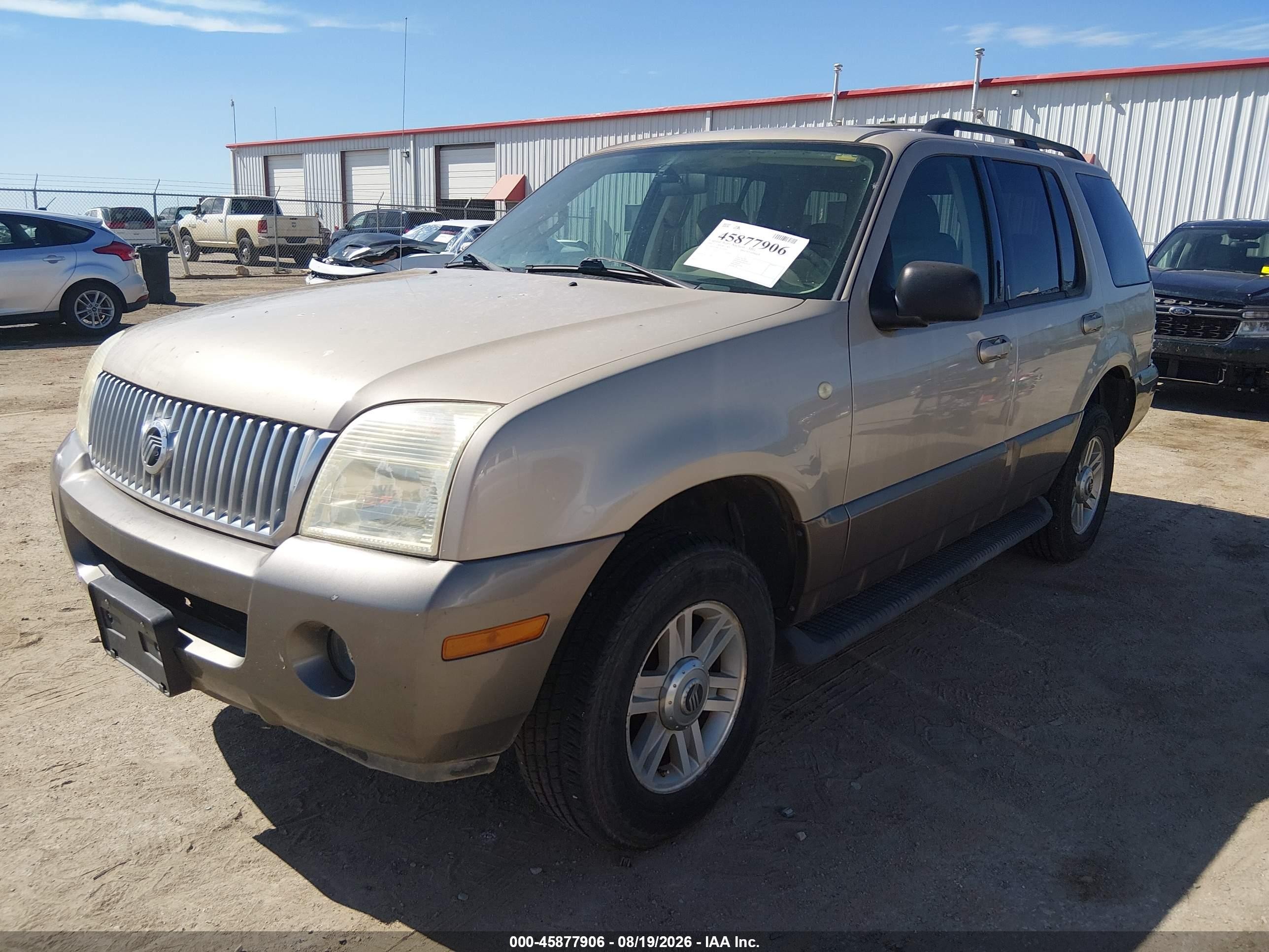 2004 Mercury Mountaineer   Коричневый vin: 4M2ZU86K74UJ07445