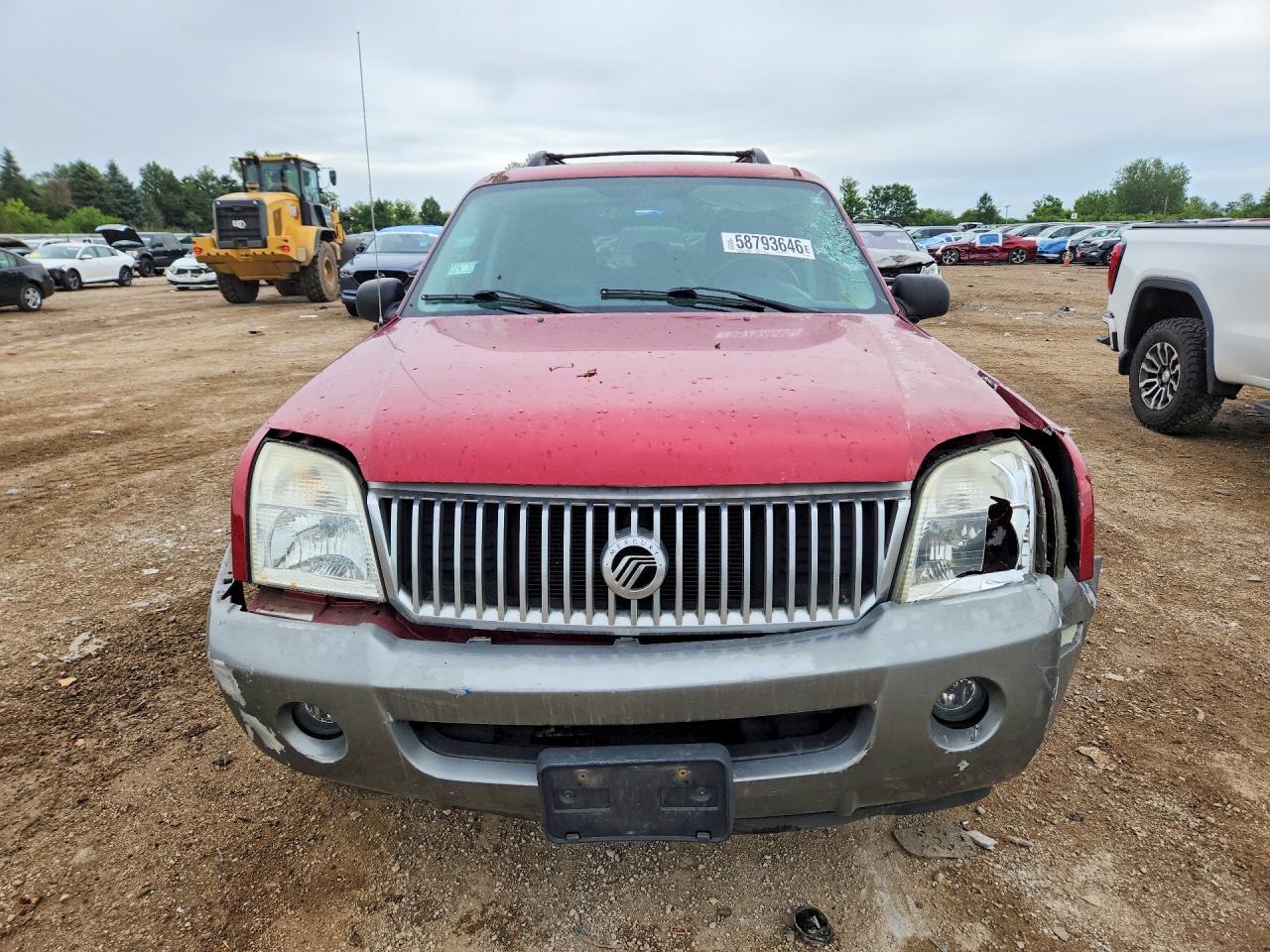 2005 Mercury Mountaineer Red vin: 4M2ZU86K85ZJ20984
