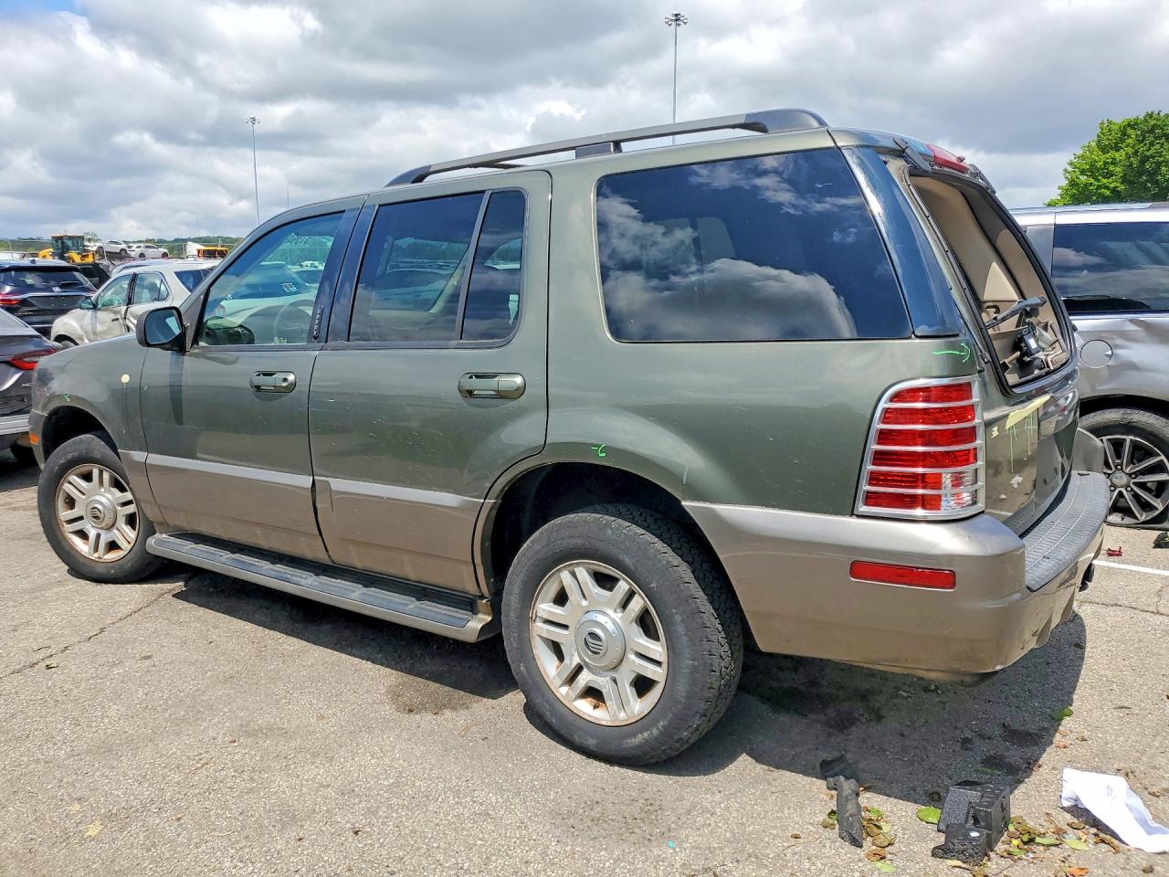 2004 Mercury Mountaineer Green vin: 4M2ZU86KX4UJ16365