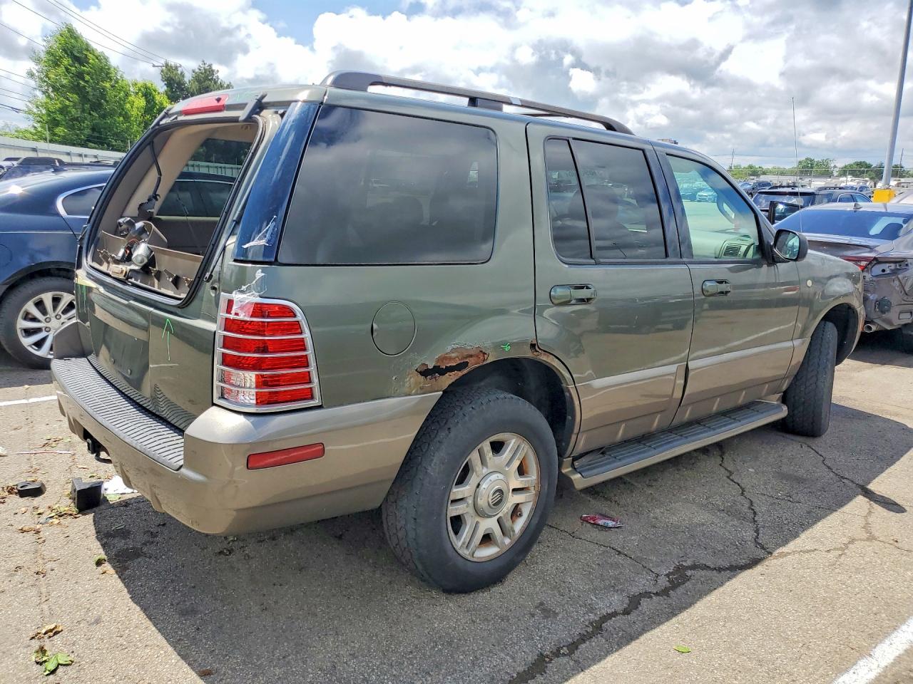 2004 Mercury Mountaineer Green vin: 4M2ZU86KX4UJ16365